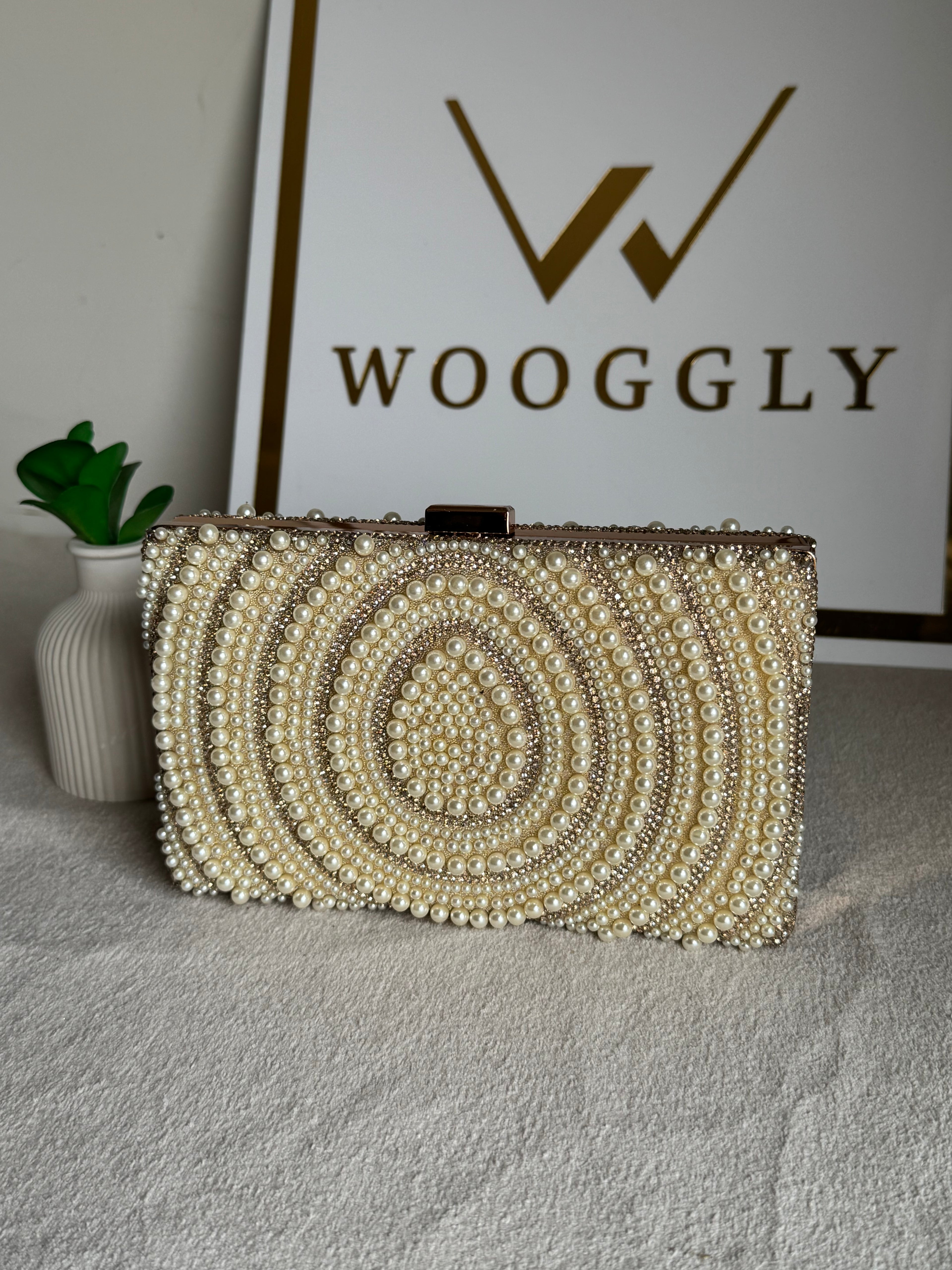 Forever Pearl Clutch