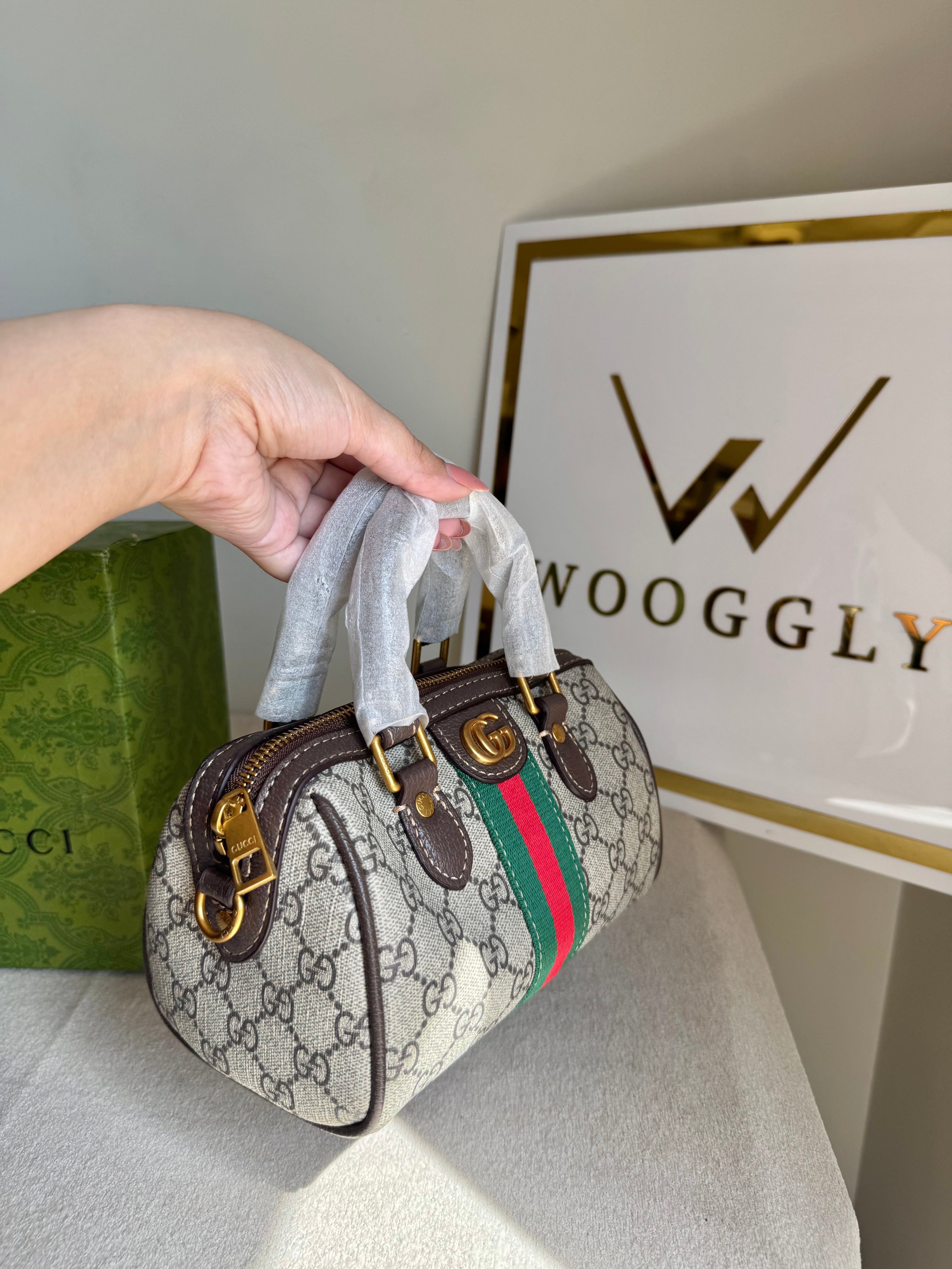 Gucci Mini Duffle Bag - Chocolate Brown