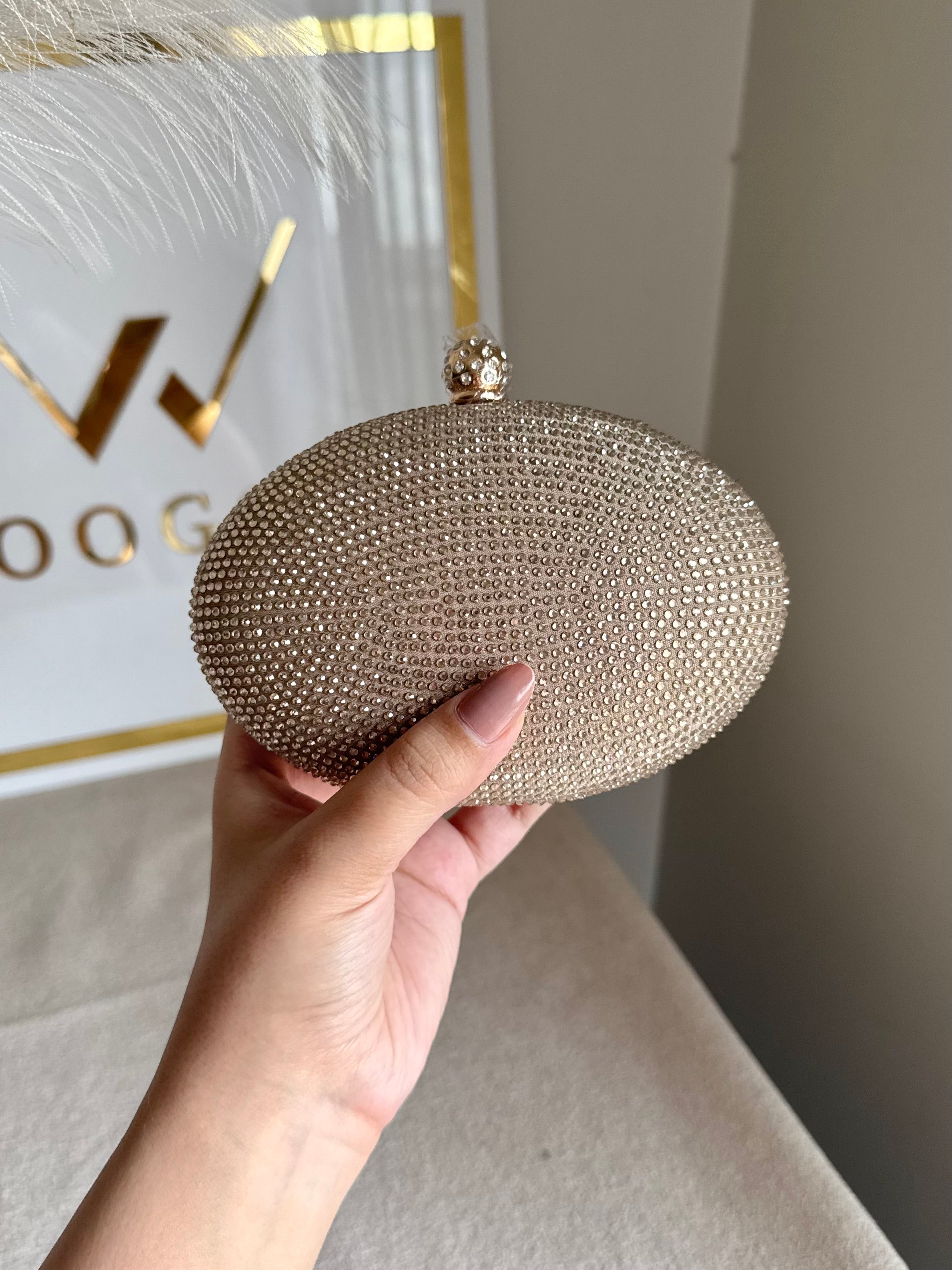 Lyla Clutch - Ivory