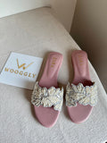 Zara Sugar Bloom Slides - Pink