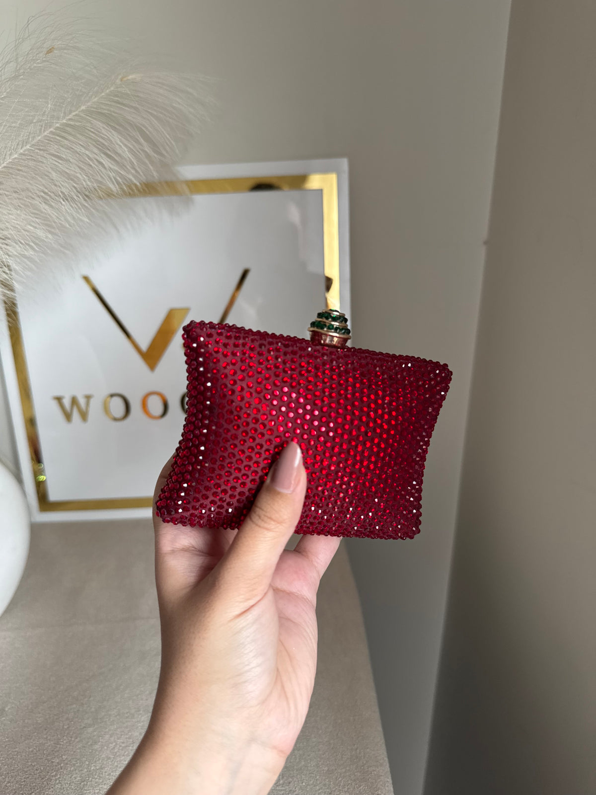 Ella Clutch - Red