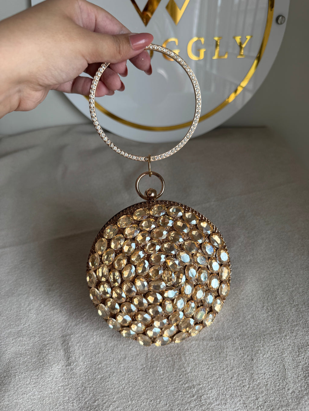 Sugar Plum Clutch - Champagne