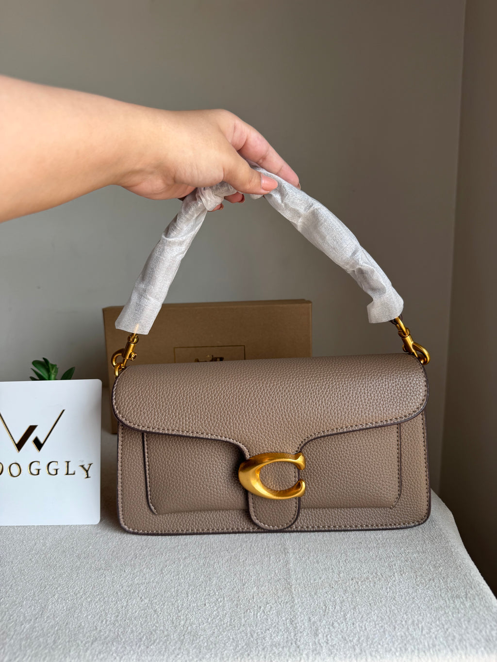 COACH TABBY Walnut Good Quality -  BOX PACKING