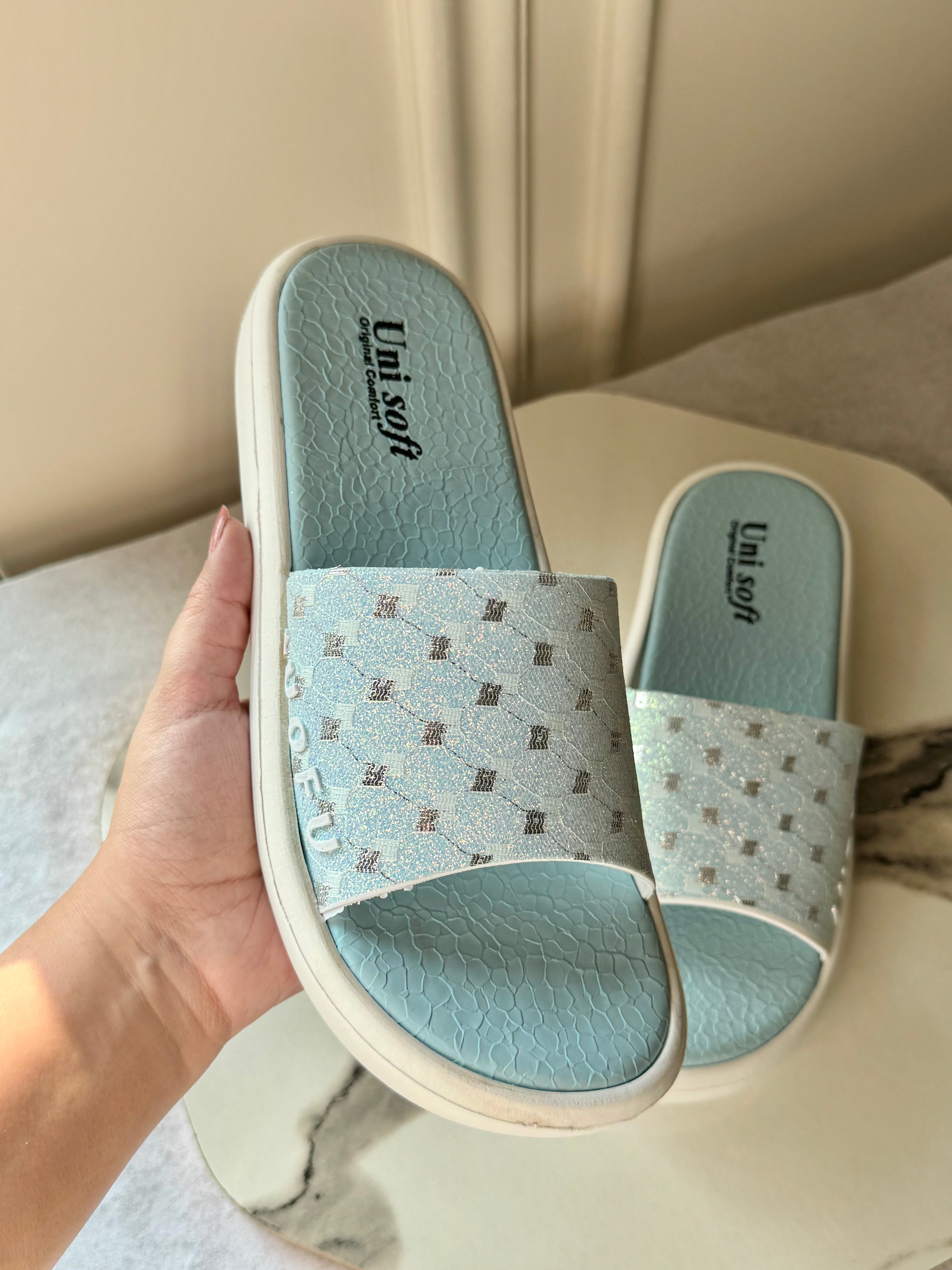 Soft Cotton Sky Slides