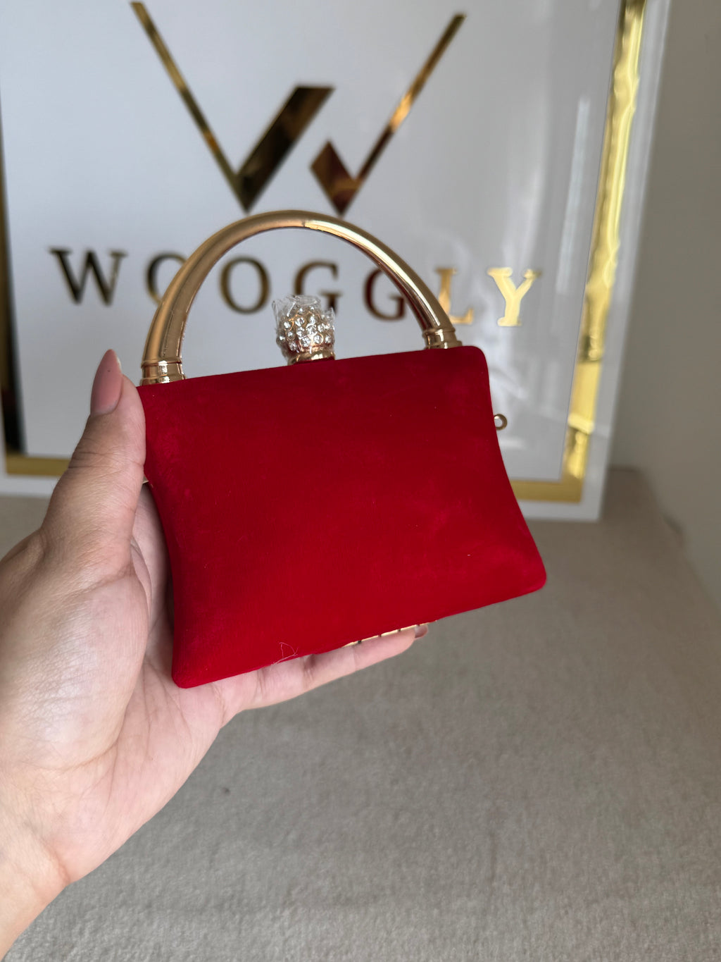 Tiny Treasure  Clutch - Red