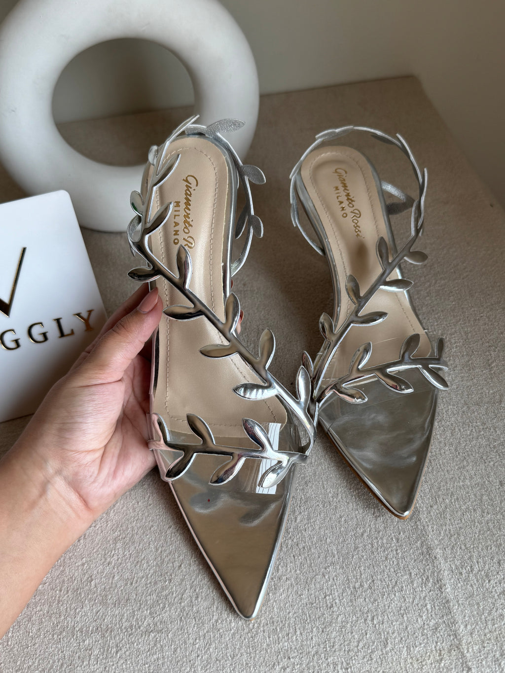Gianvitto Rossi Heels Silver