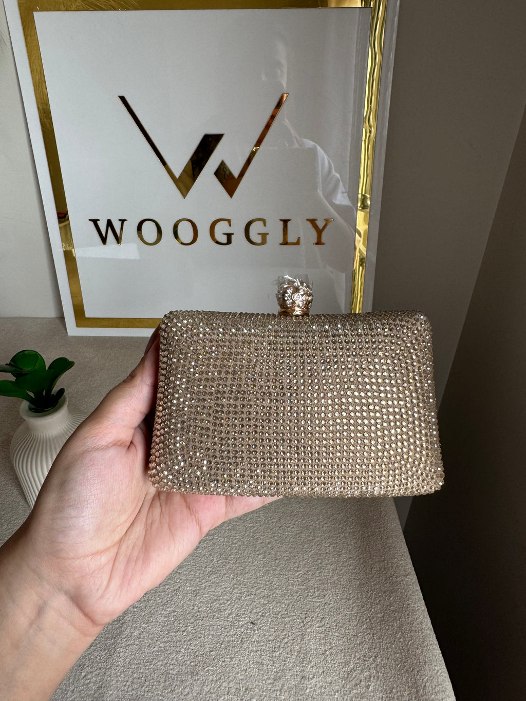 Icon Clutch Ivory