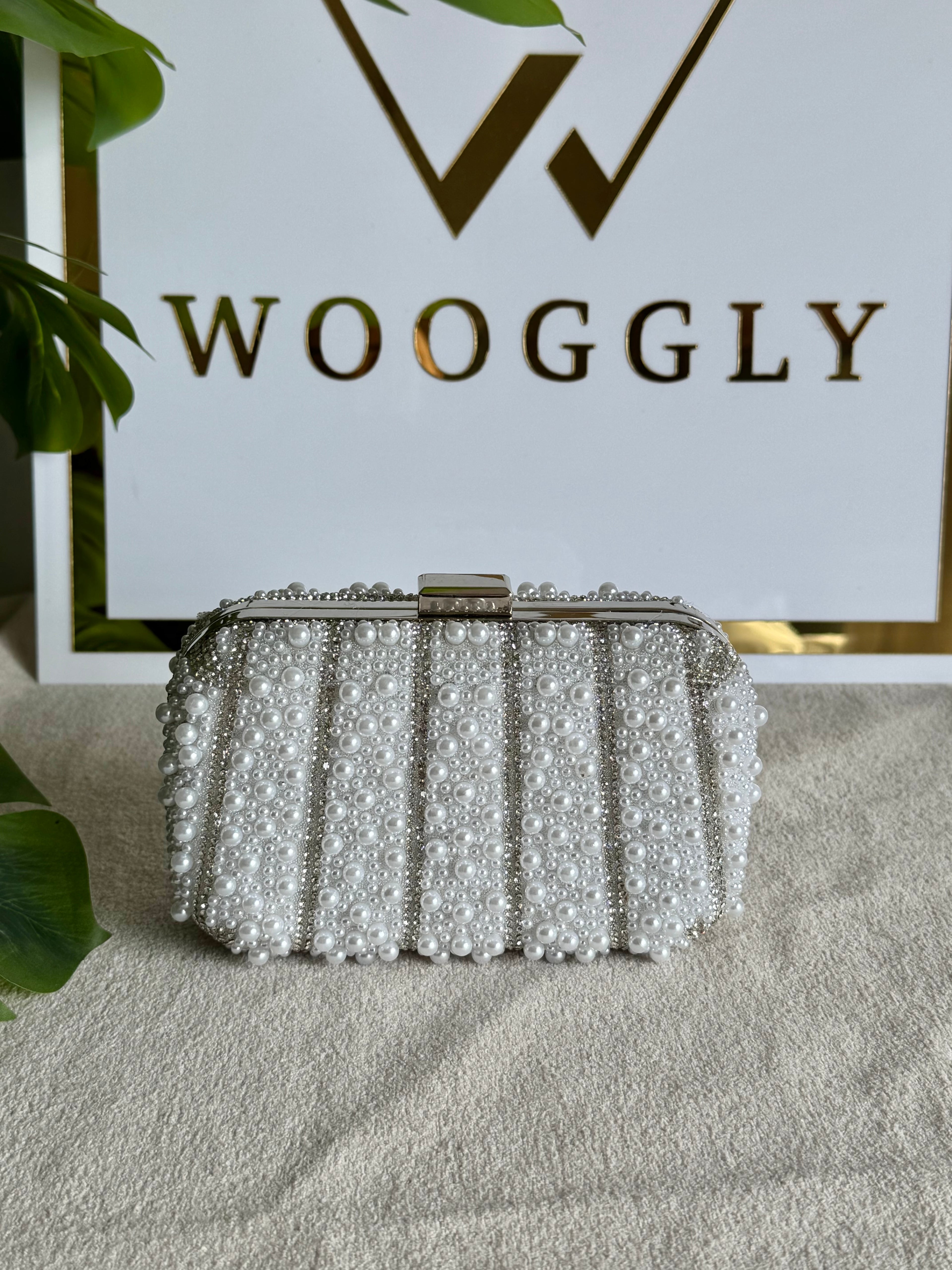 Cloud Pearl Clutch