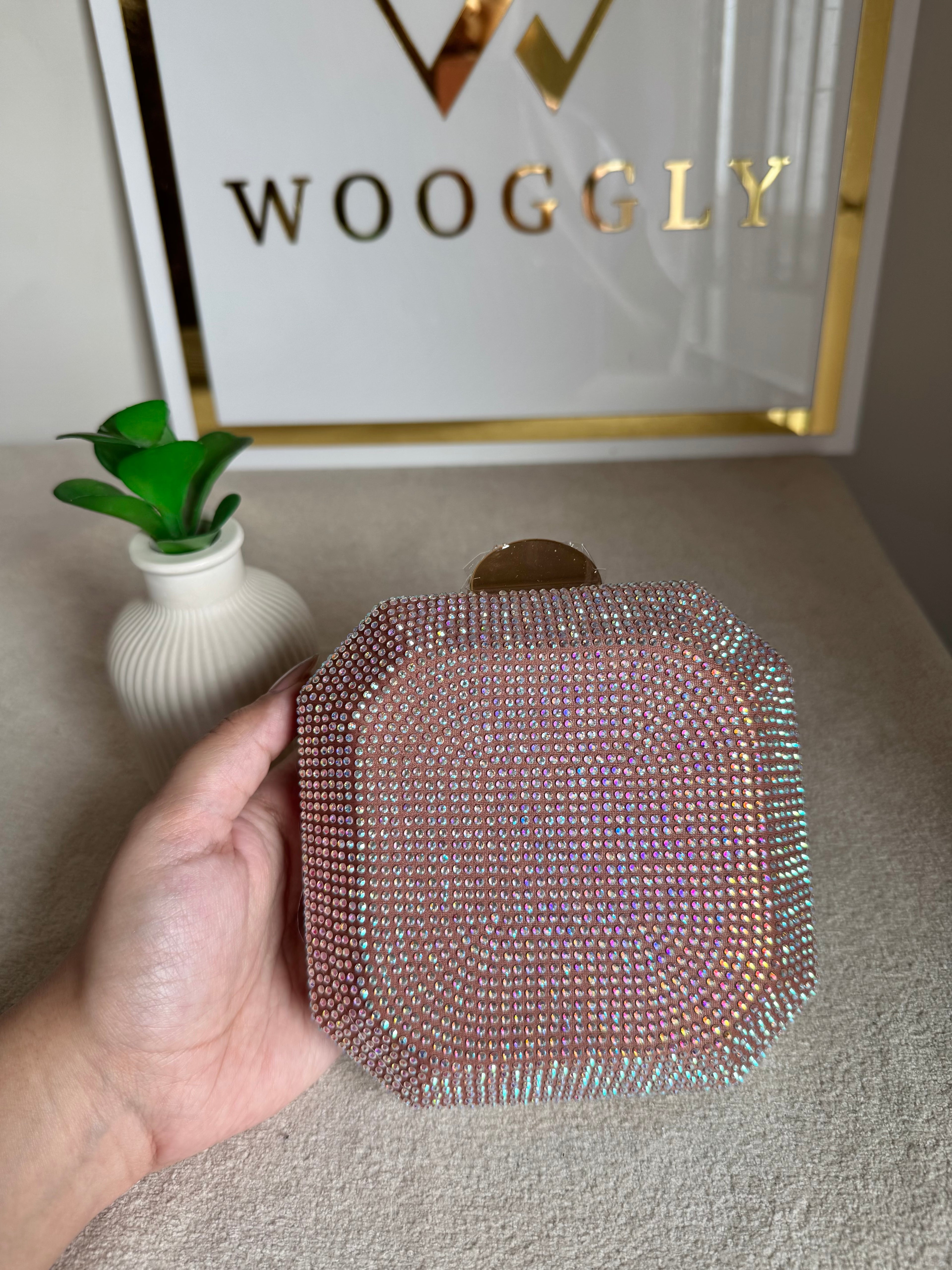 AYLA CLUTCH Pretty Pink