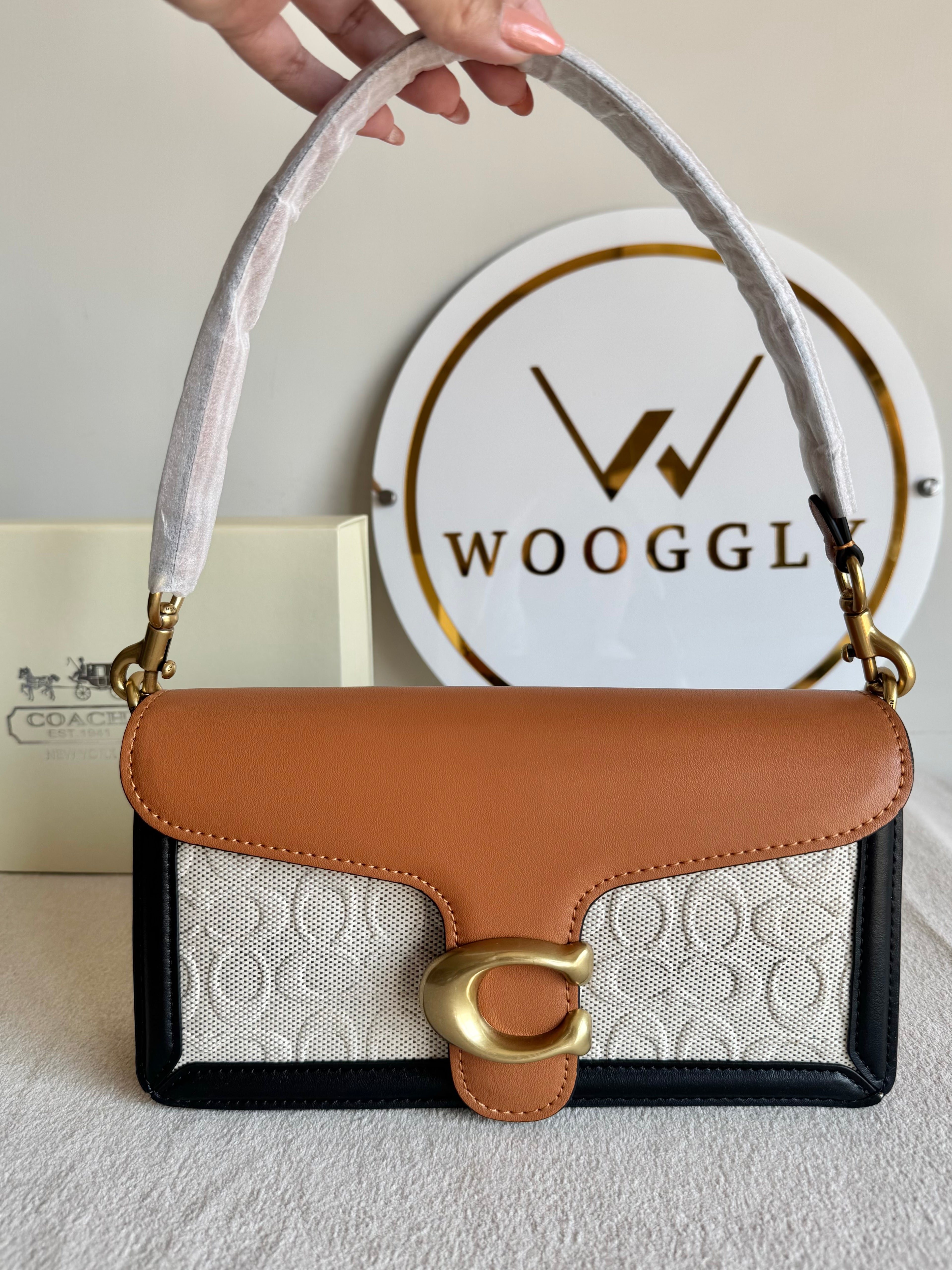 COACH TABBY EXCLUSIVE (Brown & Black) - BOX PACKING
