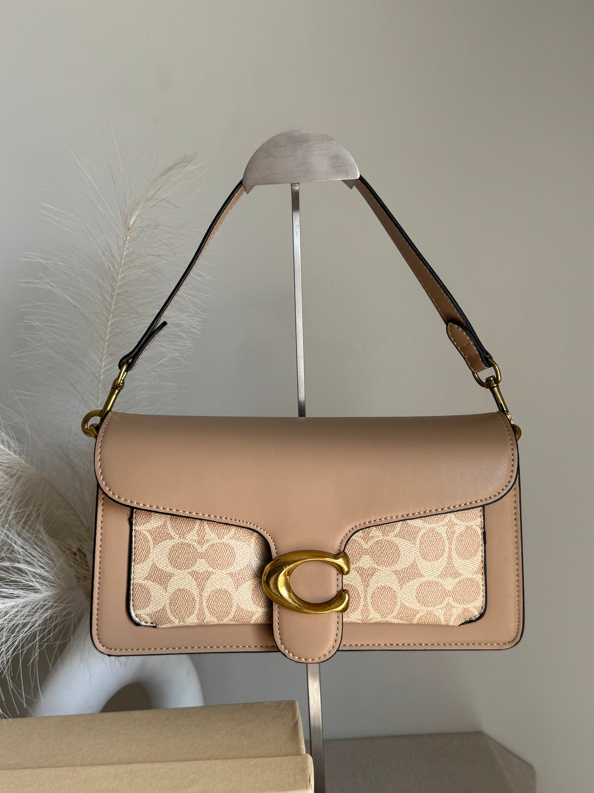 COACH TABBY 26 Khaaki Decent Quality-BOX PACKING