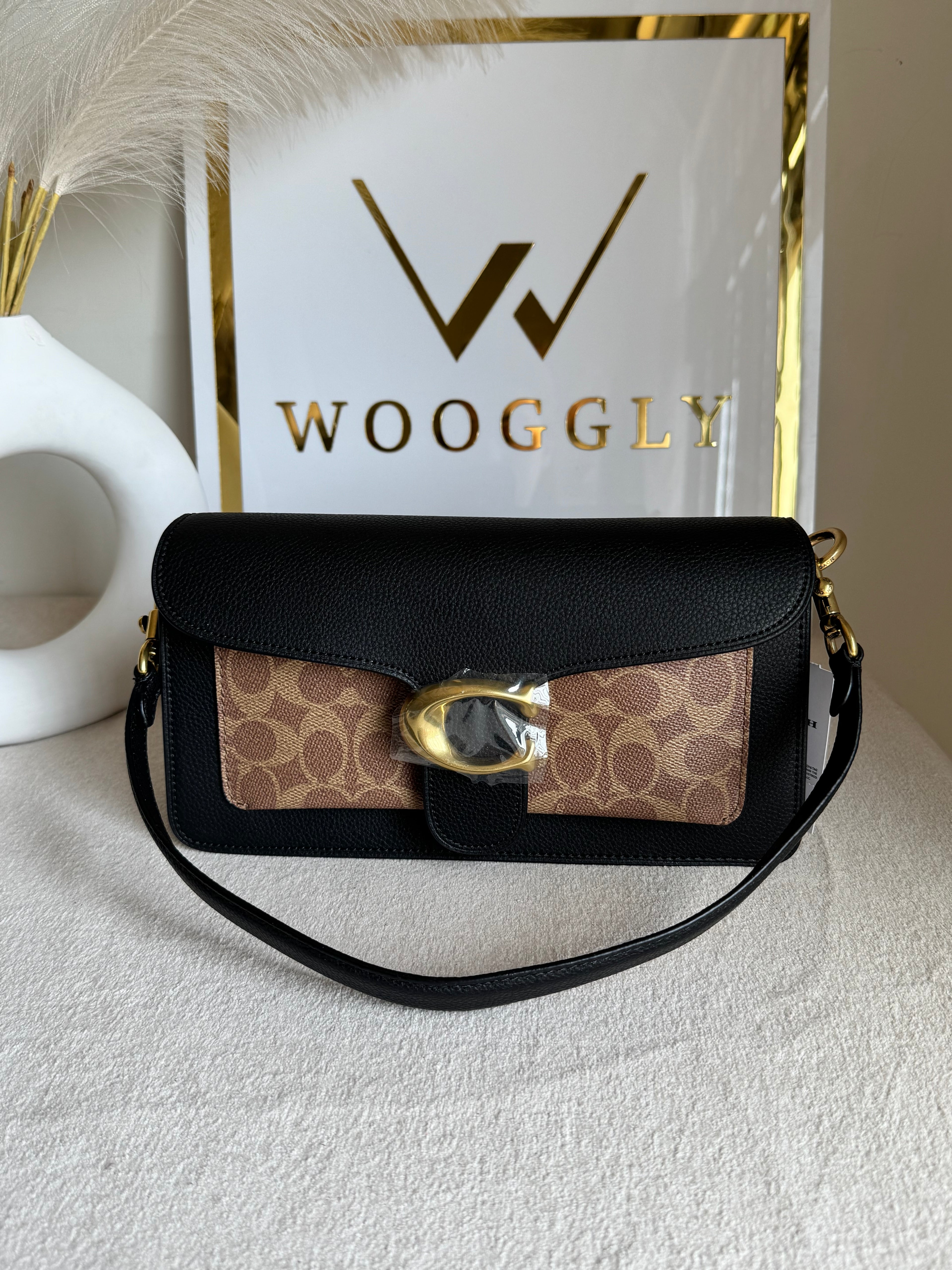 COACH TABBY PREMIUM (Black & Khaaki) - MAGNETIC BOX PACKING