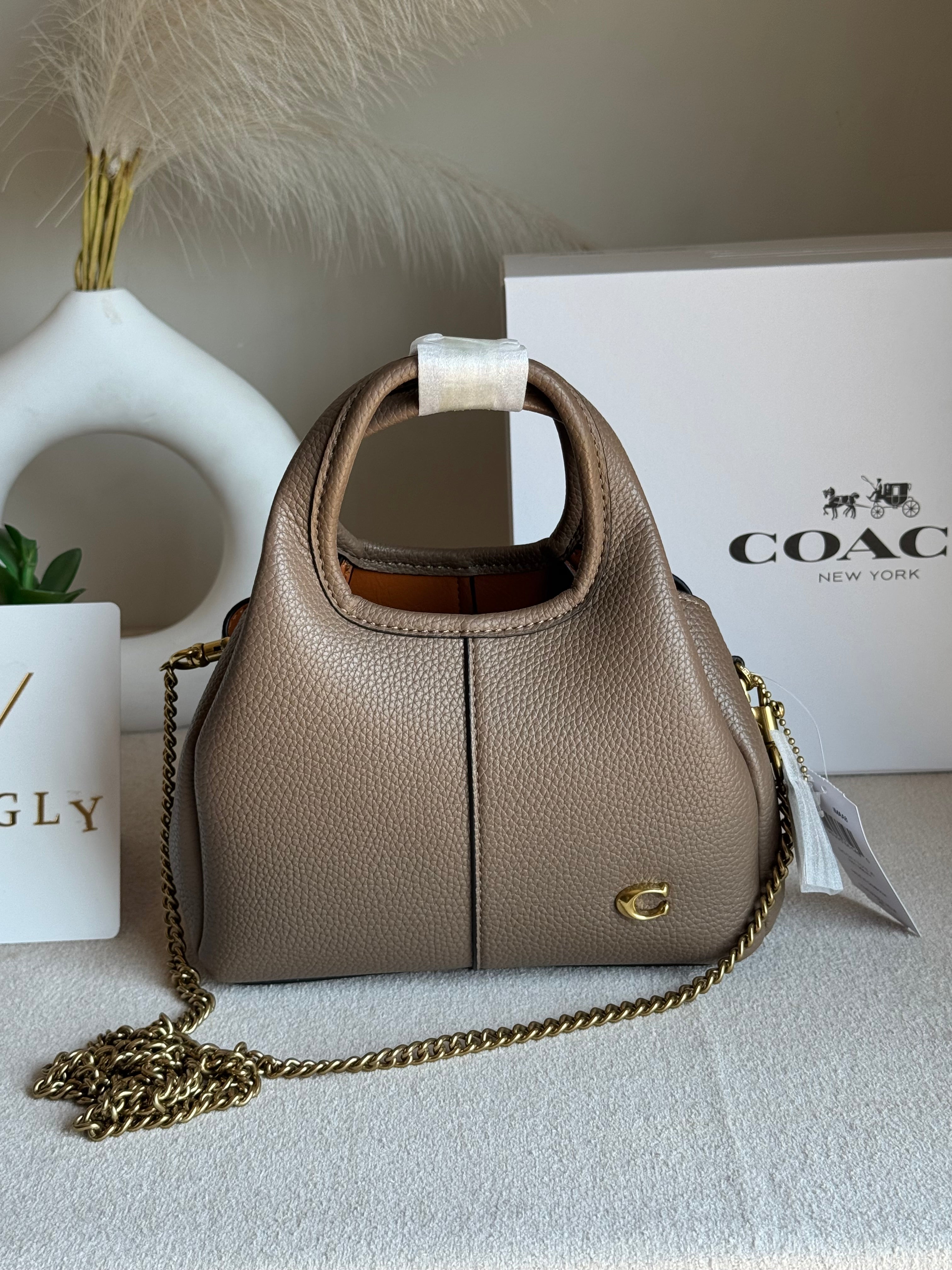 EXTREMELY PREMIUM MINI COACH Lana (Khaaki) - BOX PACKING