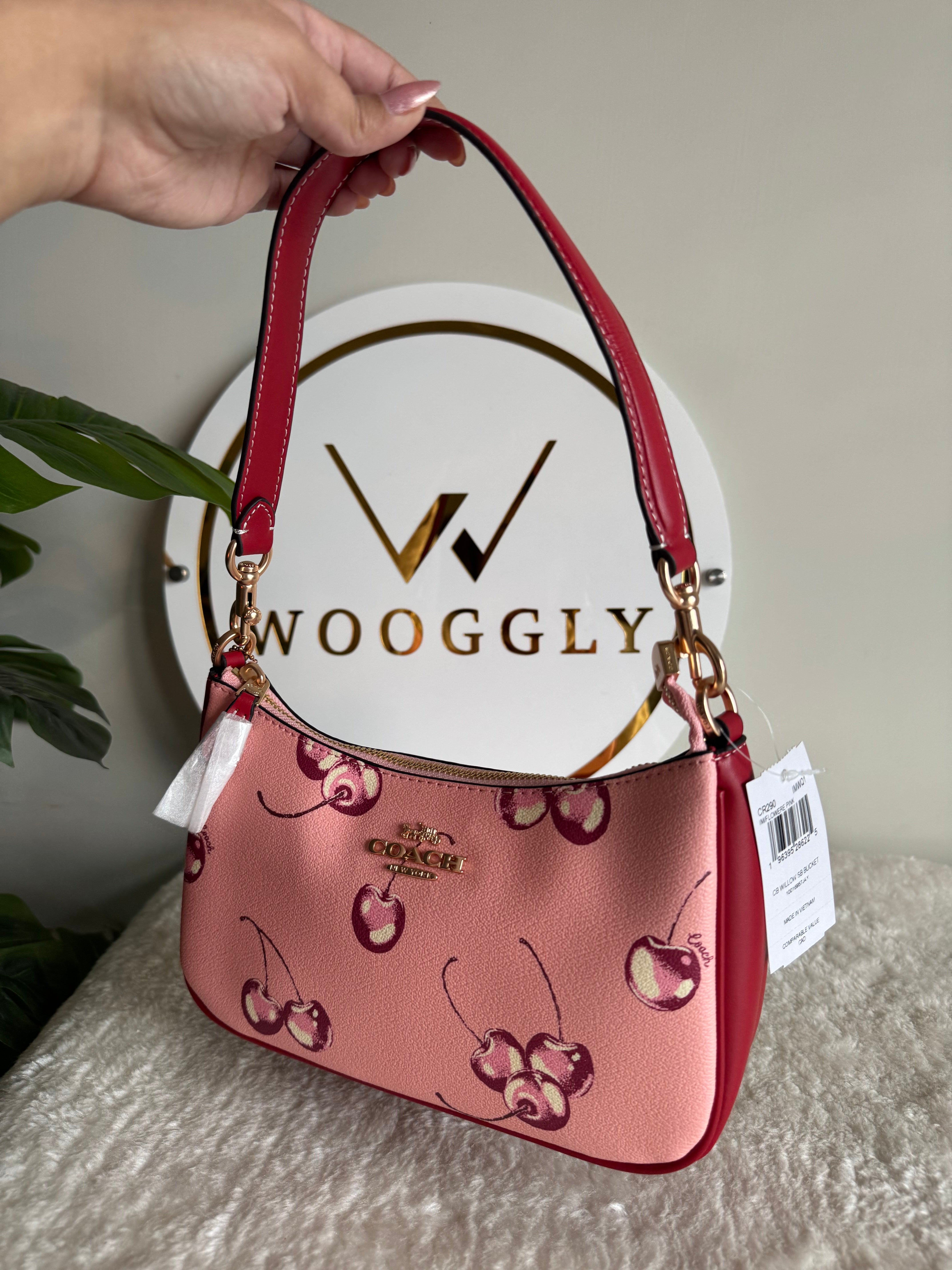 COACH TERI PREMIUM (Pink & Maroon with Cherries) - MAGNETIC BOX PACKING