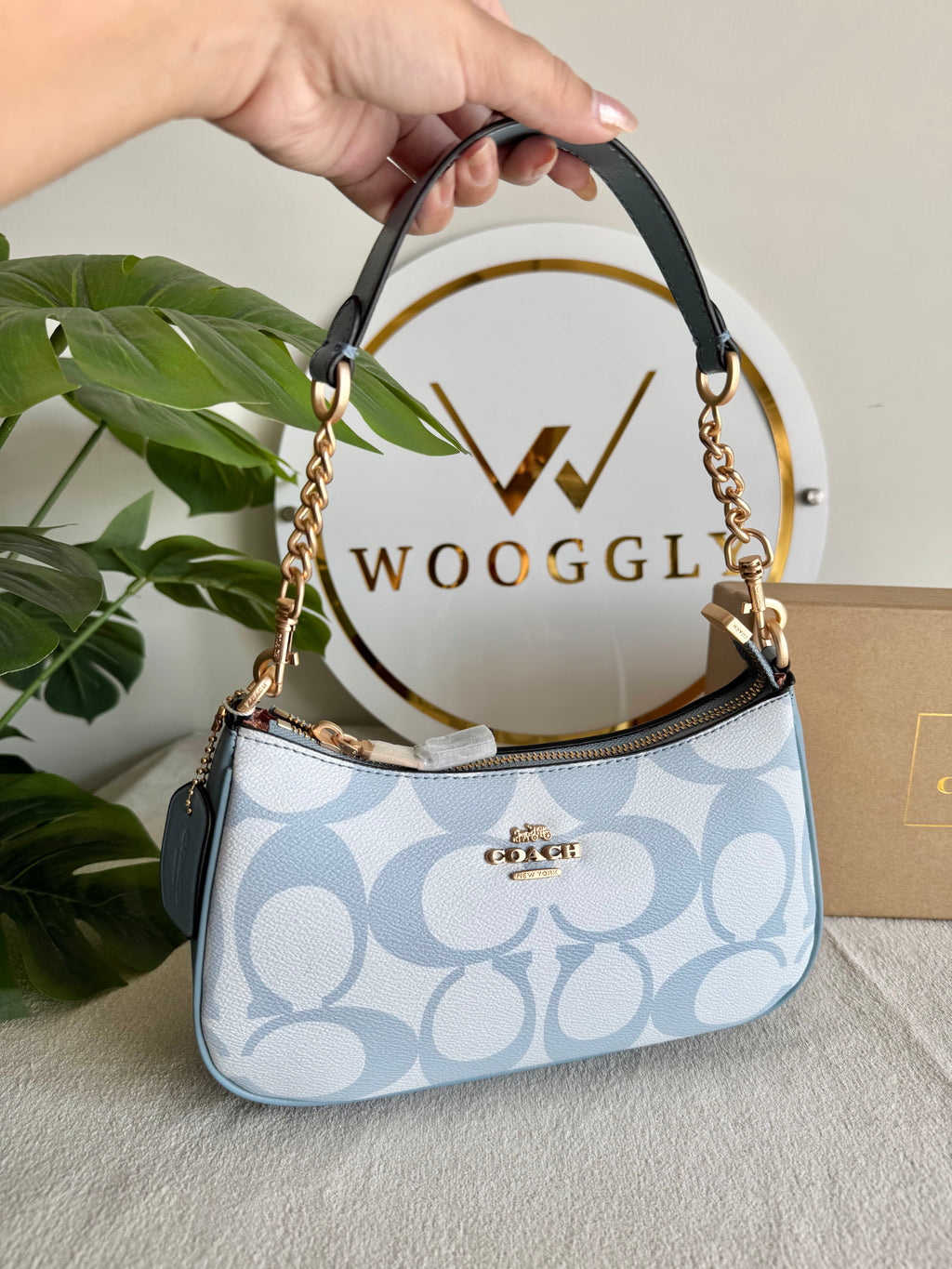 COACH TERI PREMIUM Baby Blue - BOX PACKING