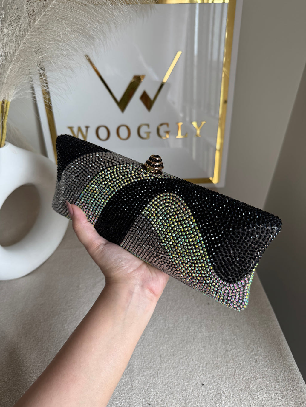 High Quality Élan Clutch - Multi Black
