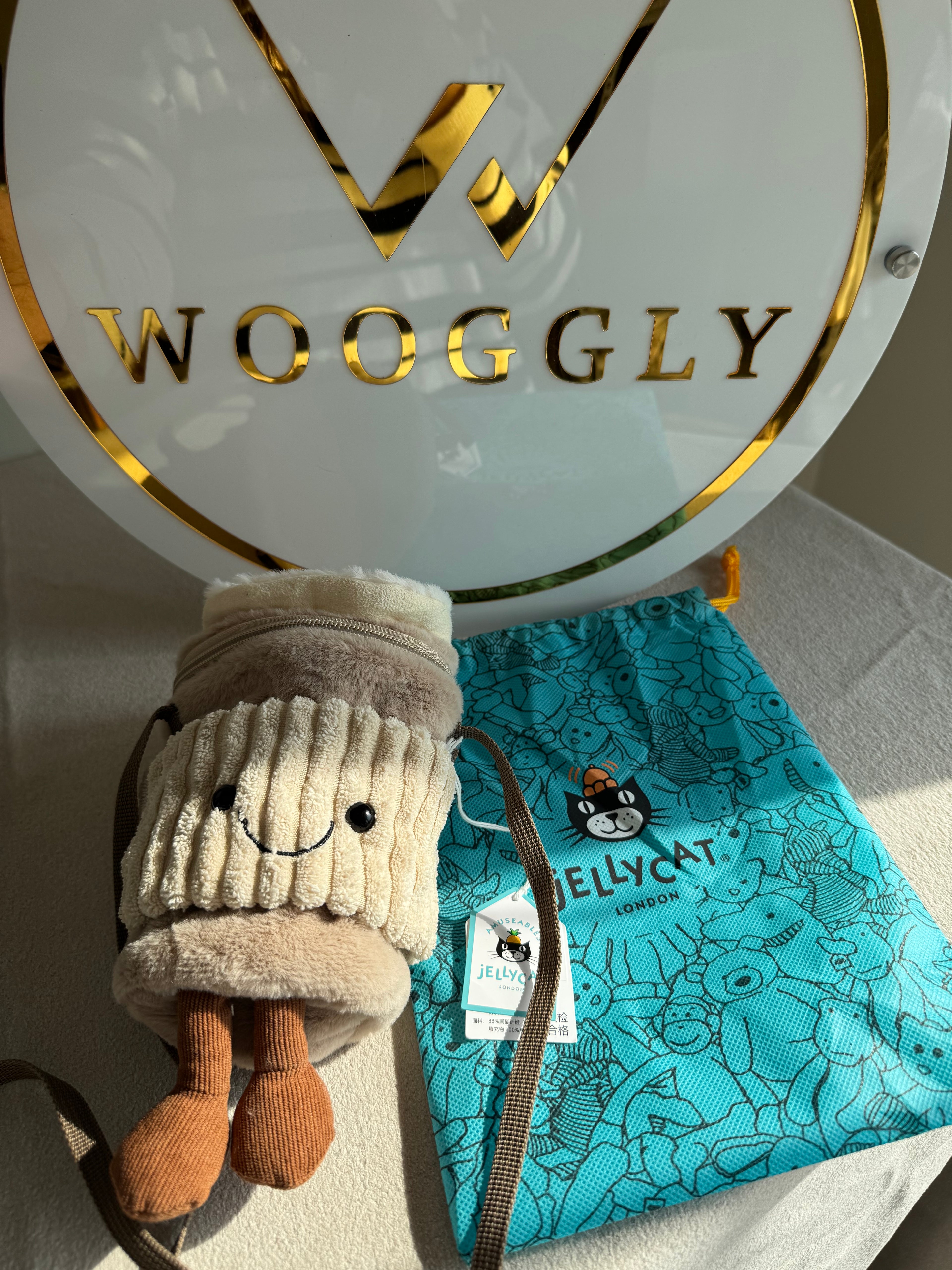 JELLY CAT LONDON - Coffee To Go Bag with Long Strap