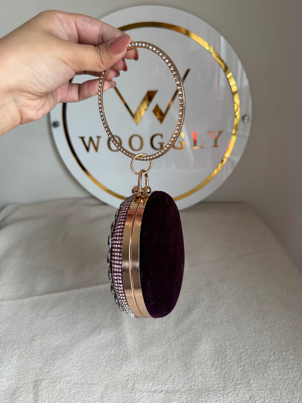 Sugar Plum Clutch - Magenta