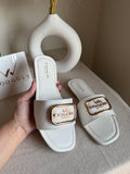 Minimal Coach Slides - White