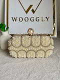 Satin Pearl Clutch