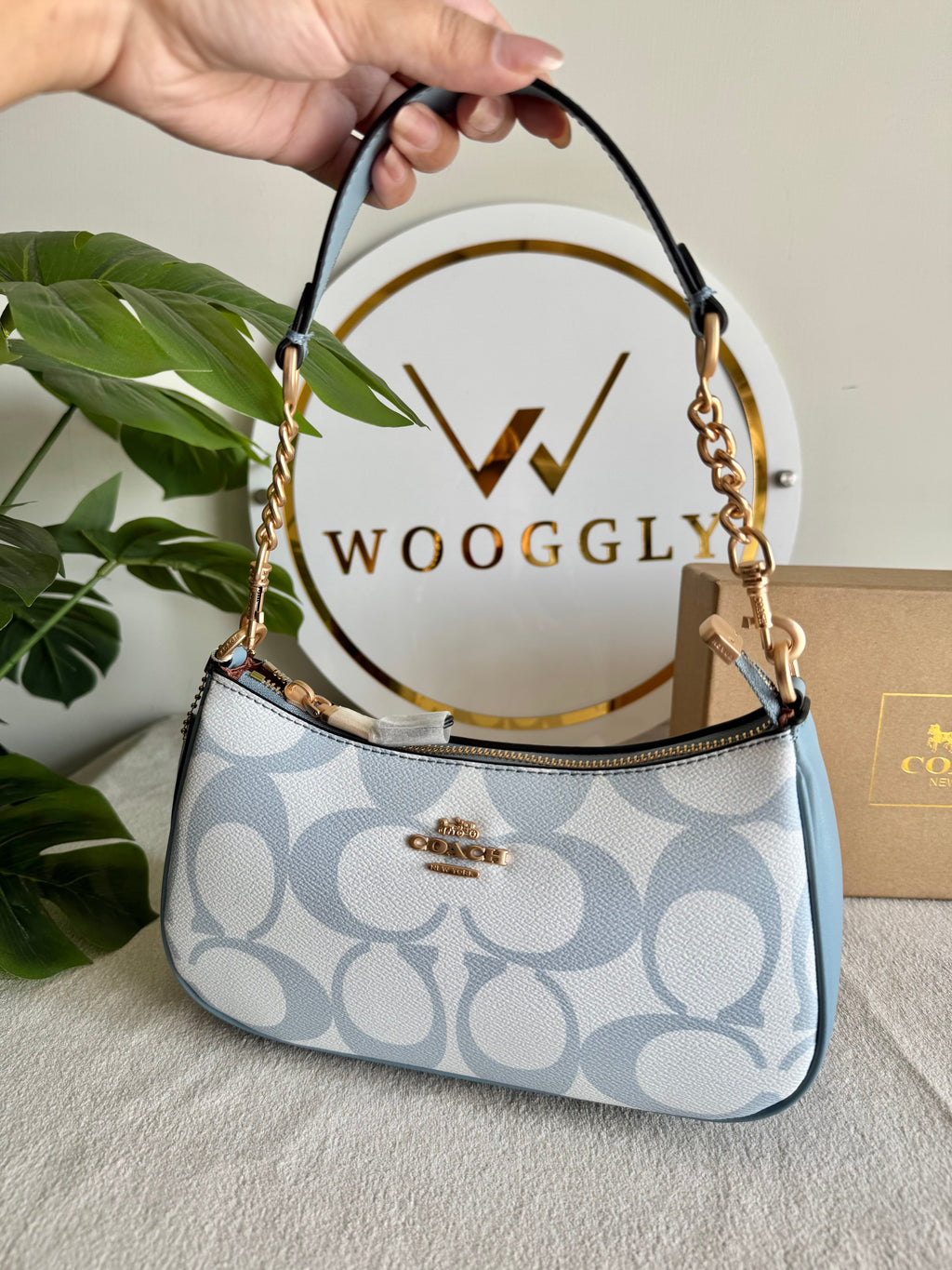 COACH TERI PREMIUM Baby Blue - BOX PACKING