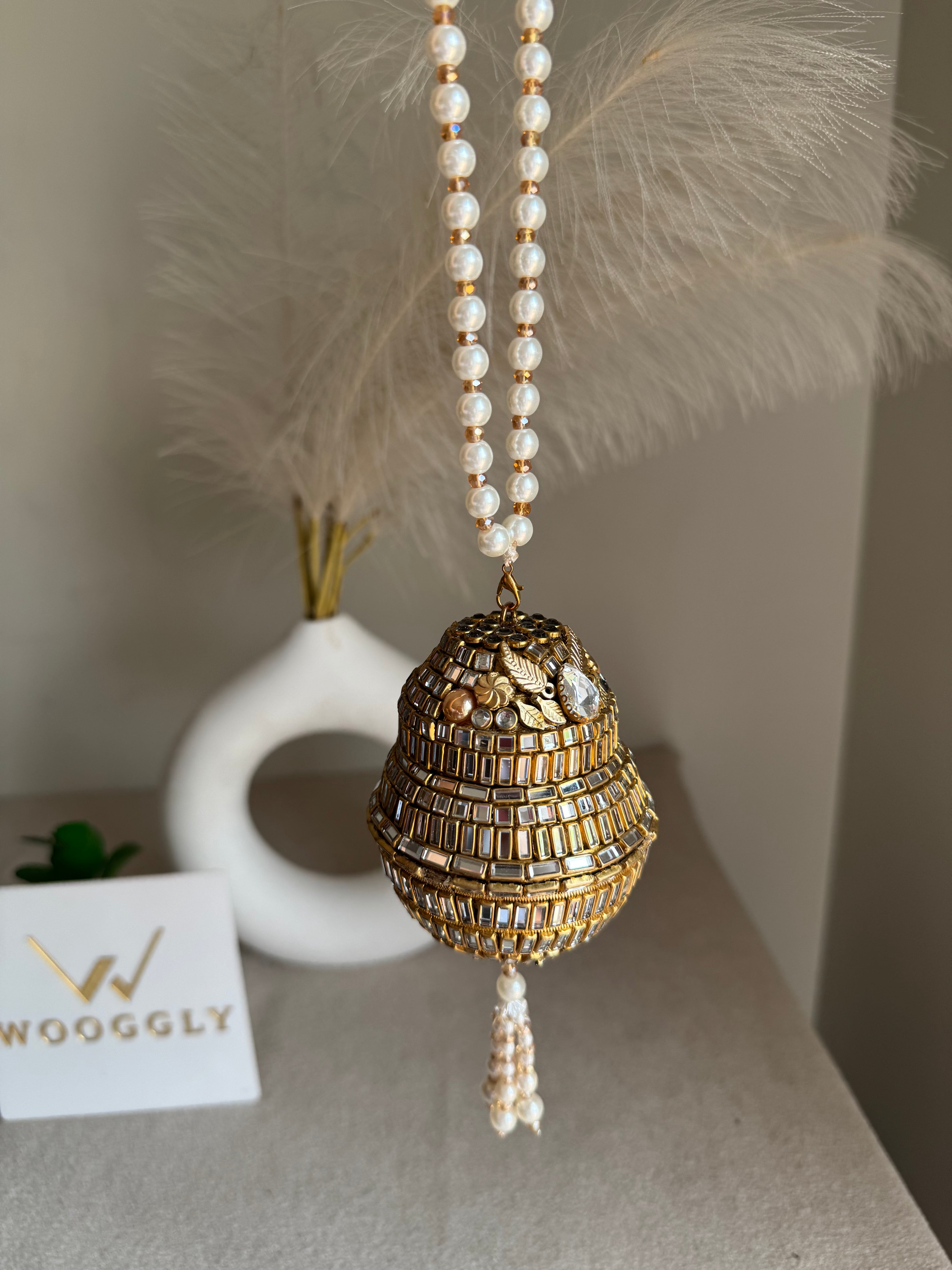 Turkish Potli - Kundan with Stone