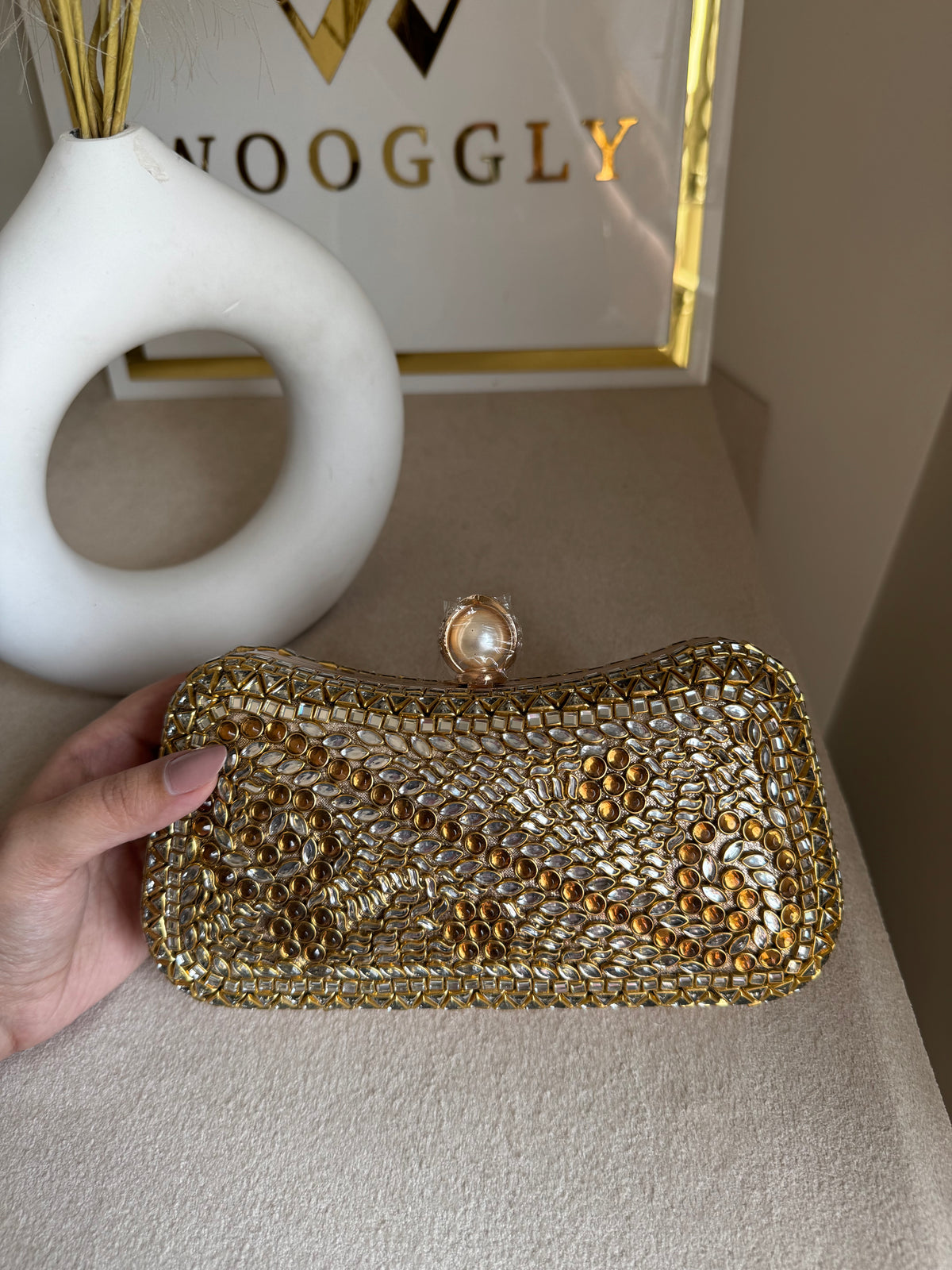 Kundan Clutch Design 3