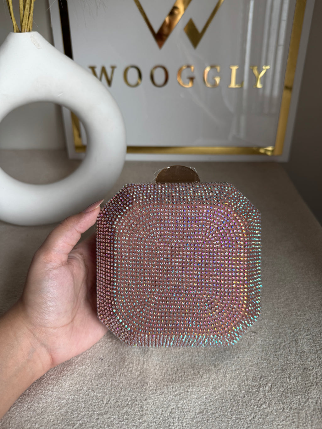 AYLA CLUTCH Pretty Pink