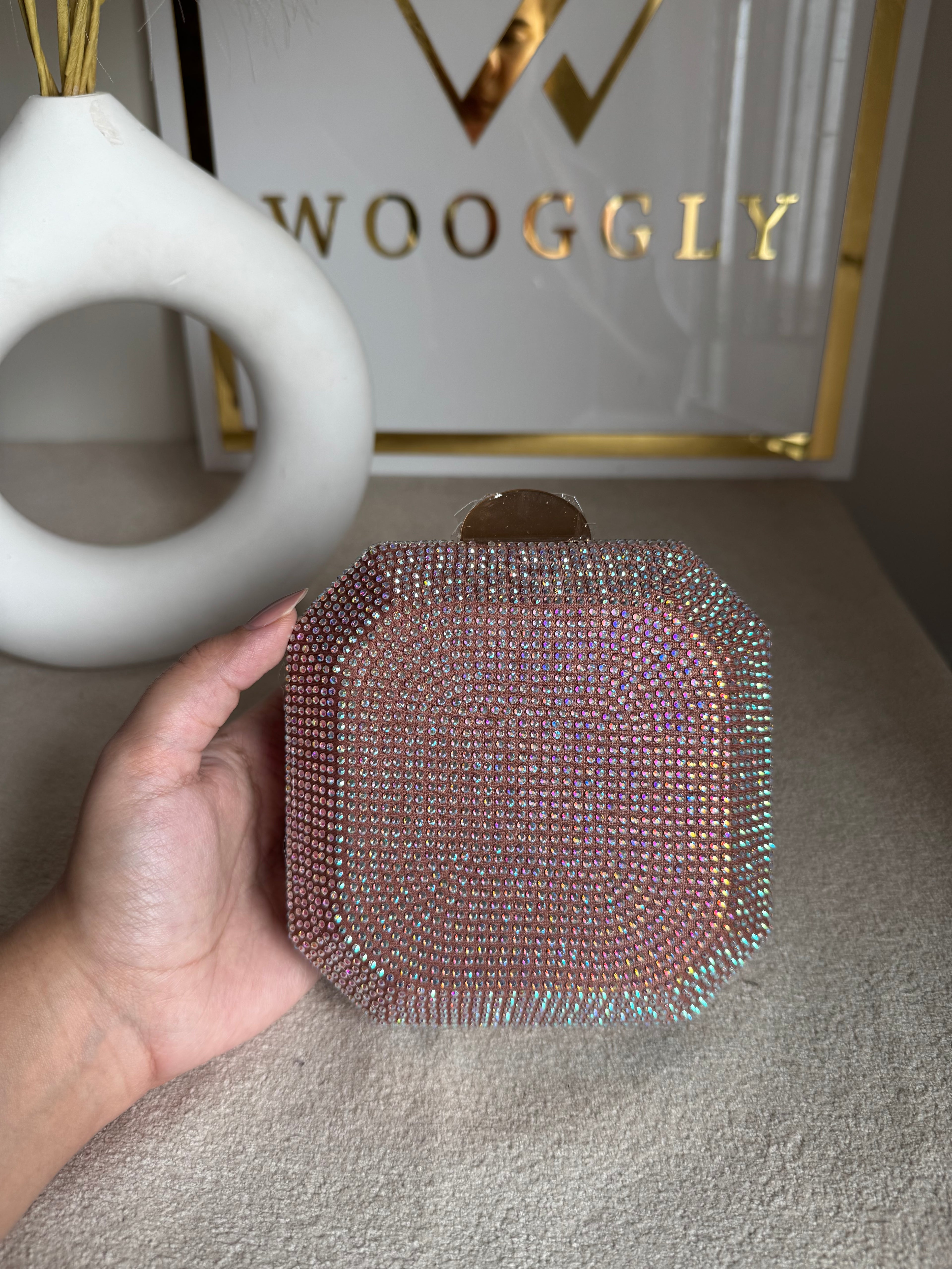 AYLA CLUTCH Pretty Pink