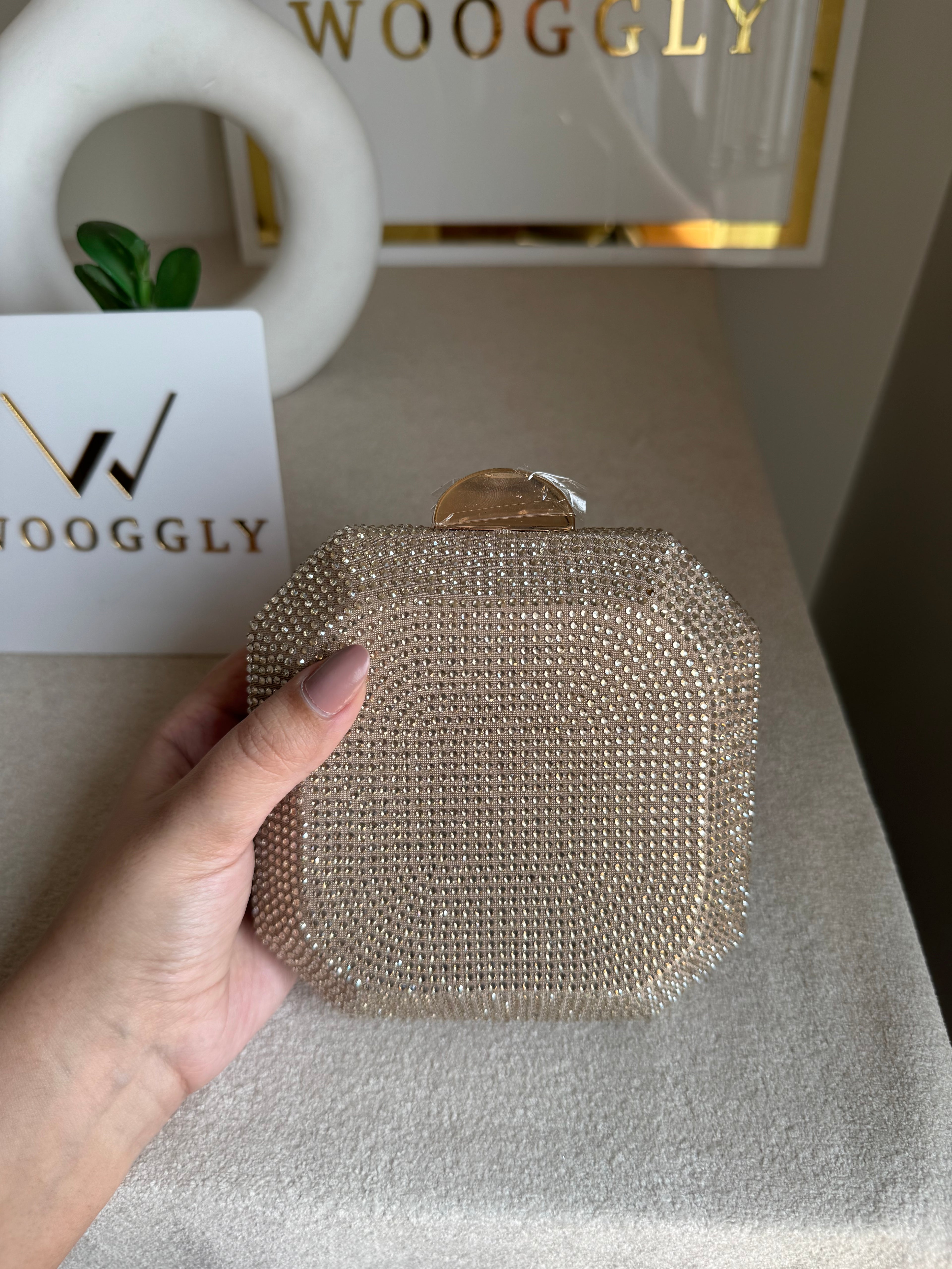 AYLA CLUTCH Ivory