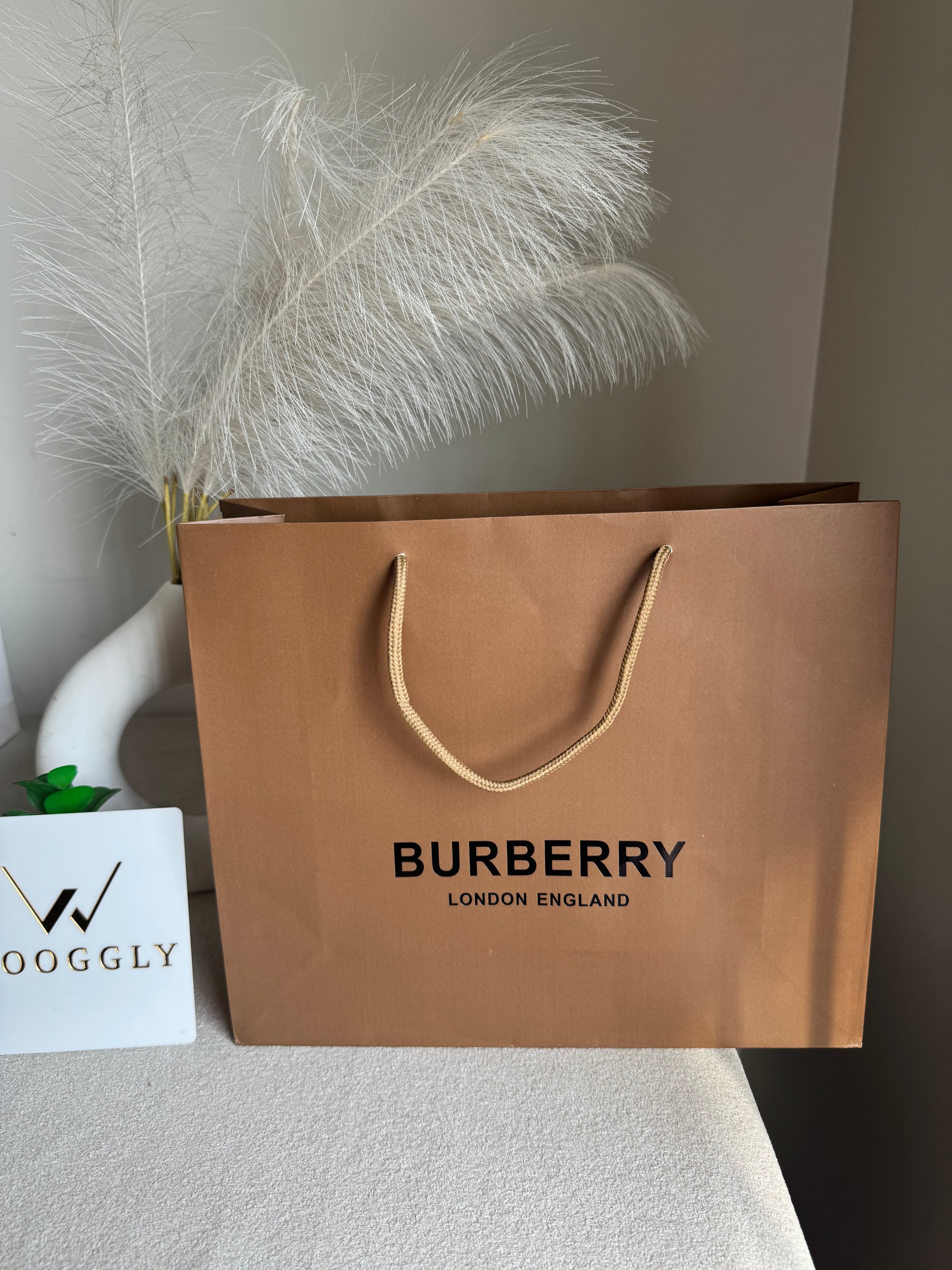 Gift Bag - Burberry - Medium (ONLY FOR PICK UP OR INDRIVE CUSTOMERS IN LAHORE)