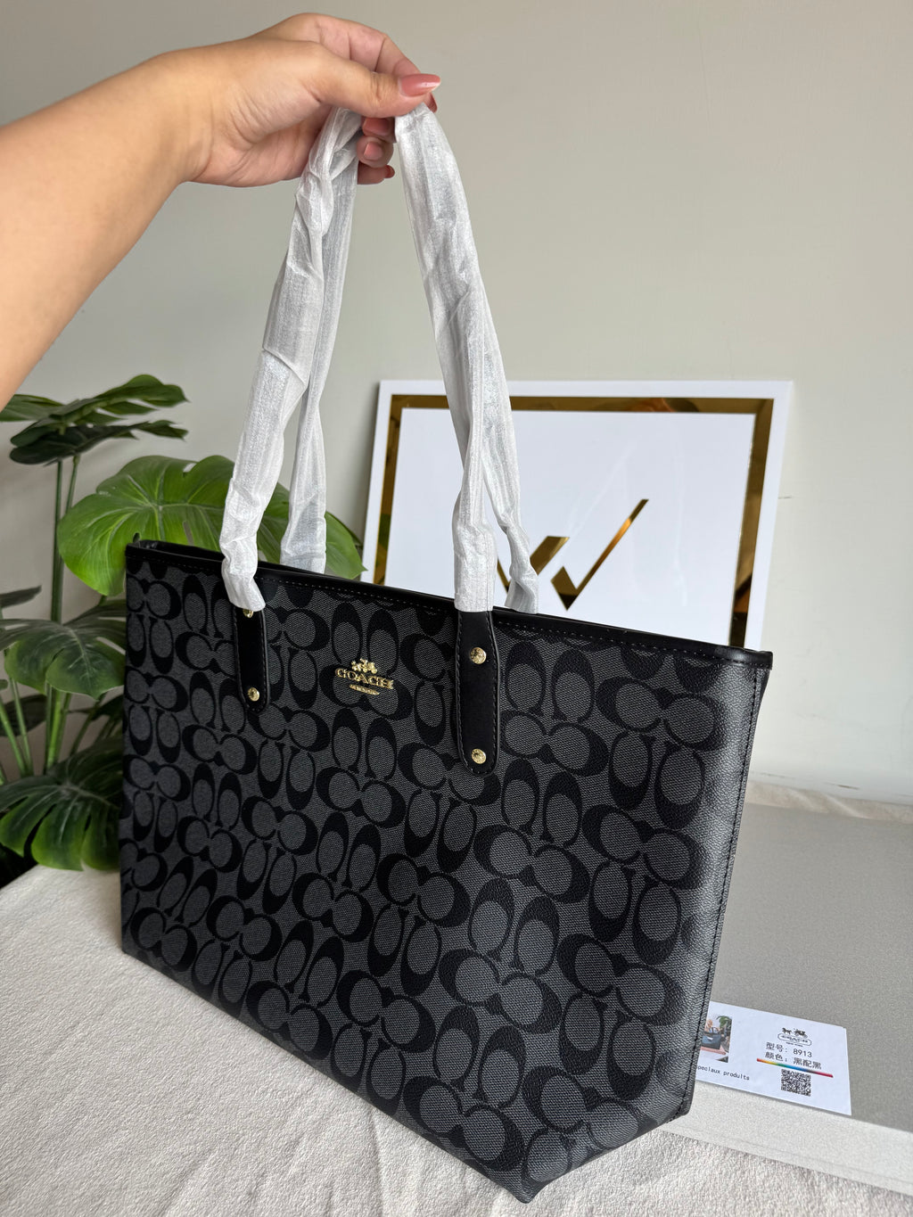 COACH TOTE BAG PREMIUM (Black) - BOX PACKING
