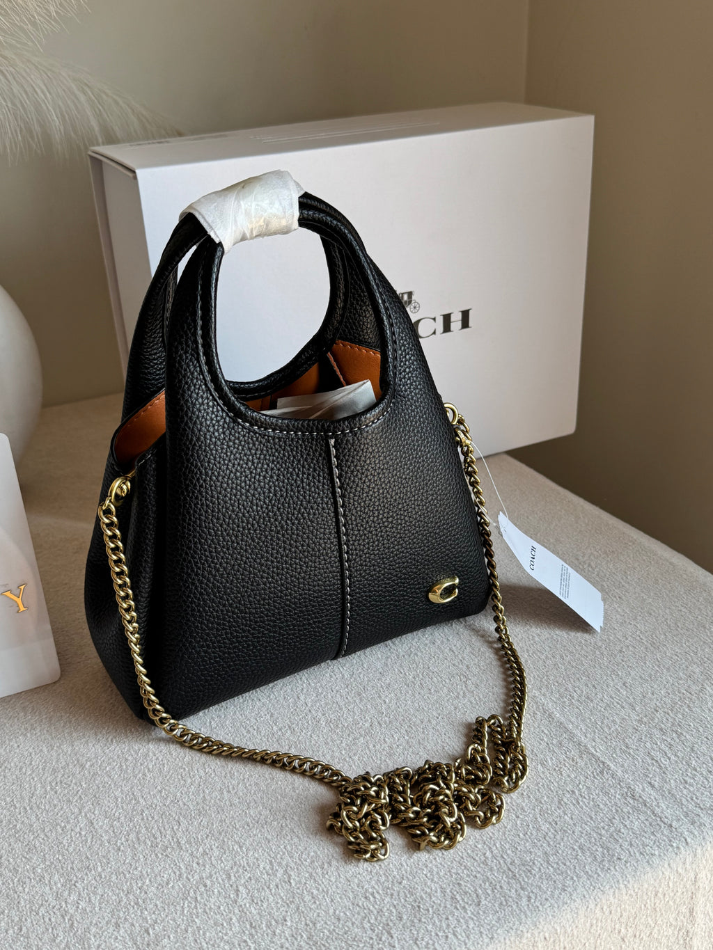 EXTREMELY PREMIUM MINI COACH Lana (BLACK) - BOX PACKING