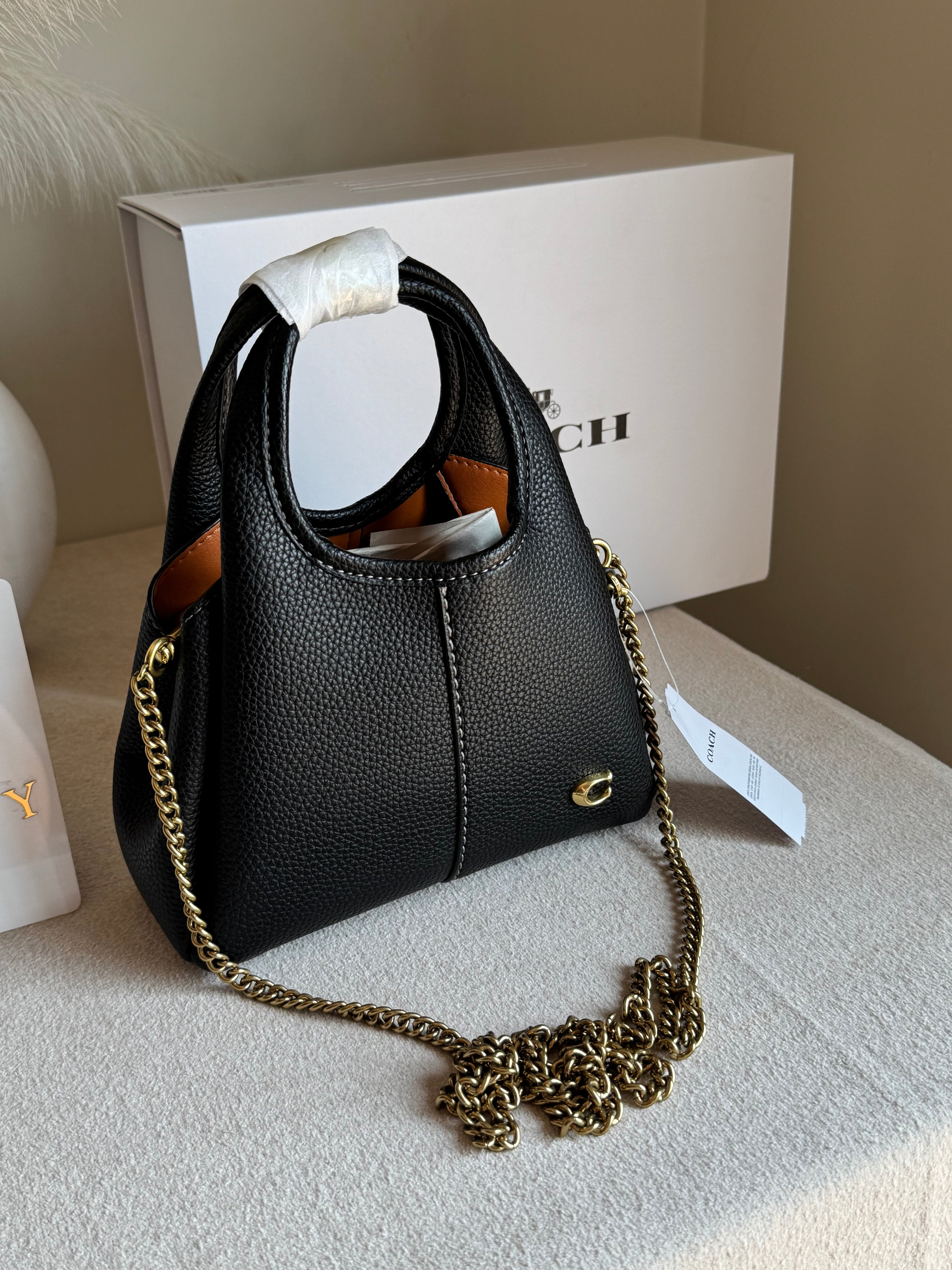 EXTREMELY PREMIUM MINI COACH Lana (BLACK) - BOX PACKING