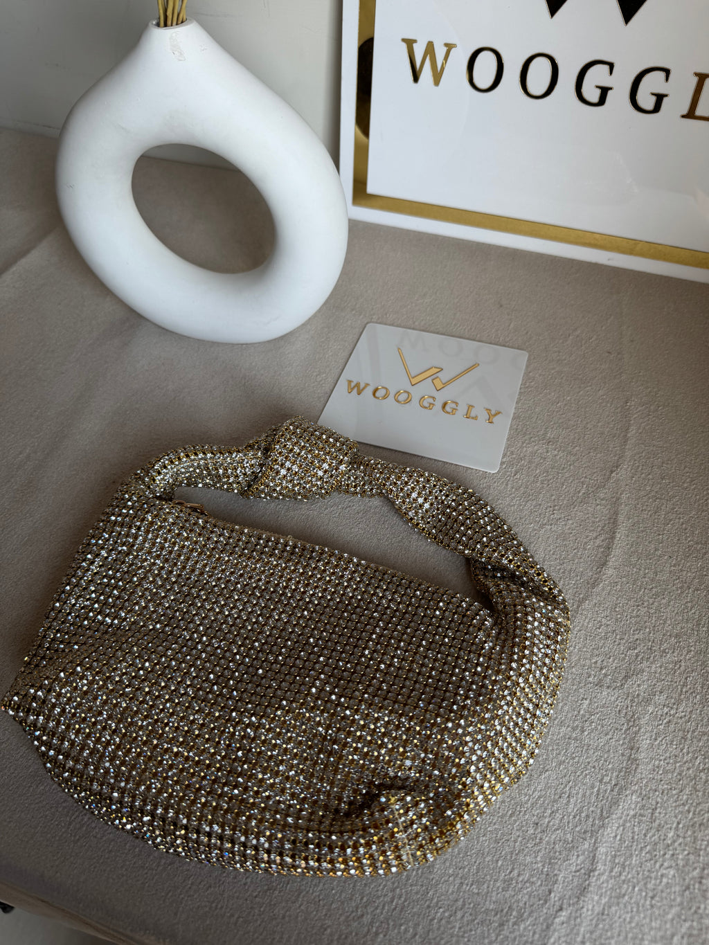 Party Wear Rhinestone Bow Bag - Butter Yellow