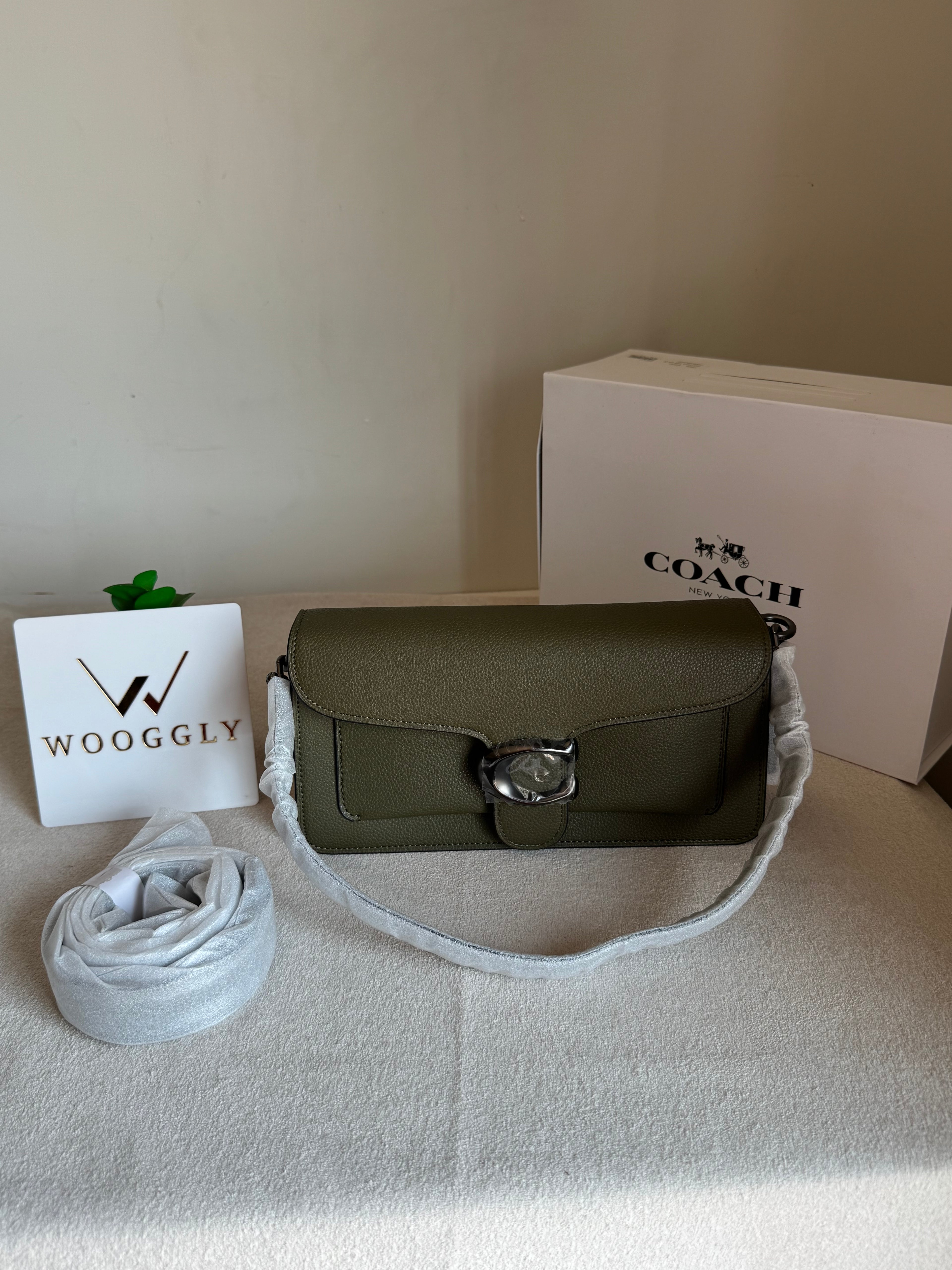 COACH TABBY PREMIUM (Olive Green) - MAGNETIC BOX PACKING