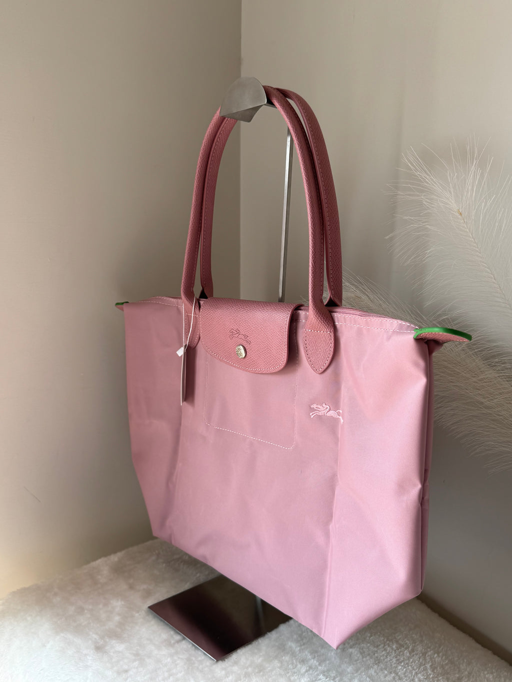 Longchamp Tote LARGE - Marshmallow Pink (WITH BRAND LOGO)