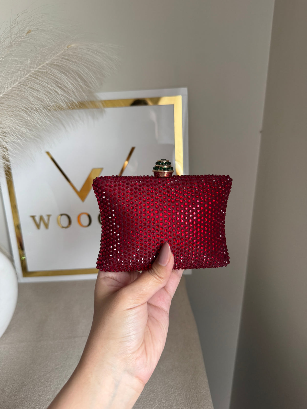 Ella Clutch - Red