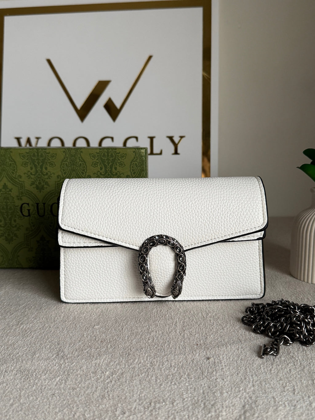 Viral Mini Gucci Bag White - Box Packing