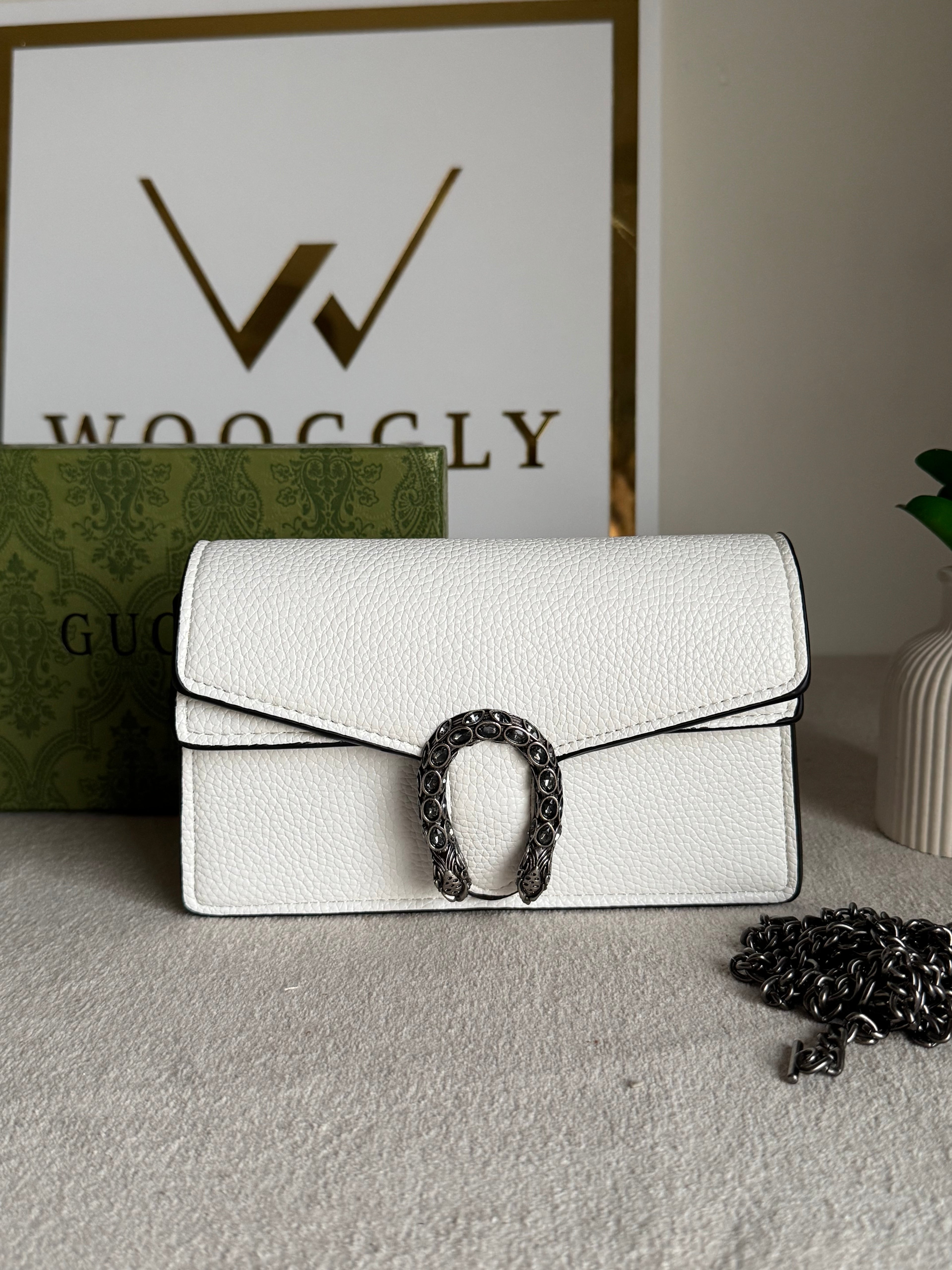 Viral Mini Gucci Bag White - Box Packing