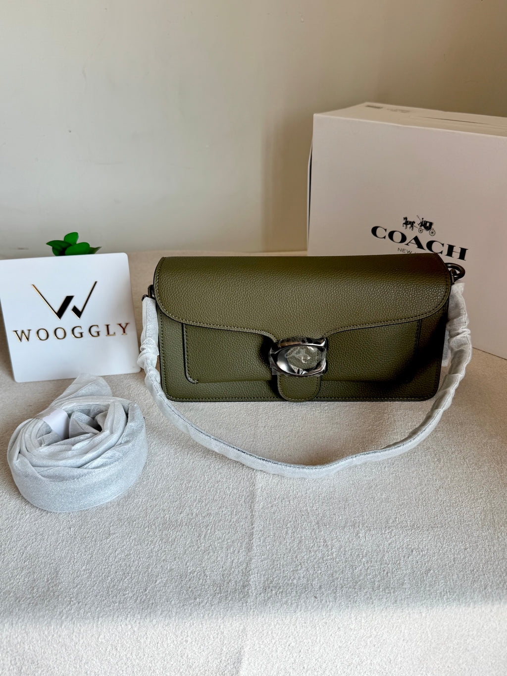 COACH TABBY PREMIUM (Olive Green) - MAGNETIC BOX PACKING