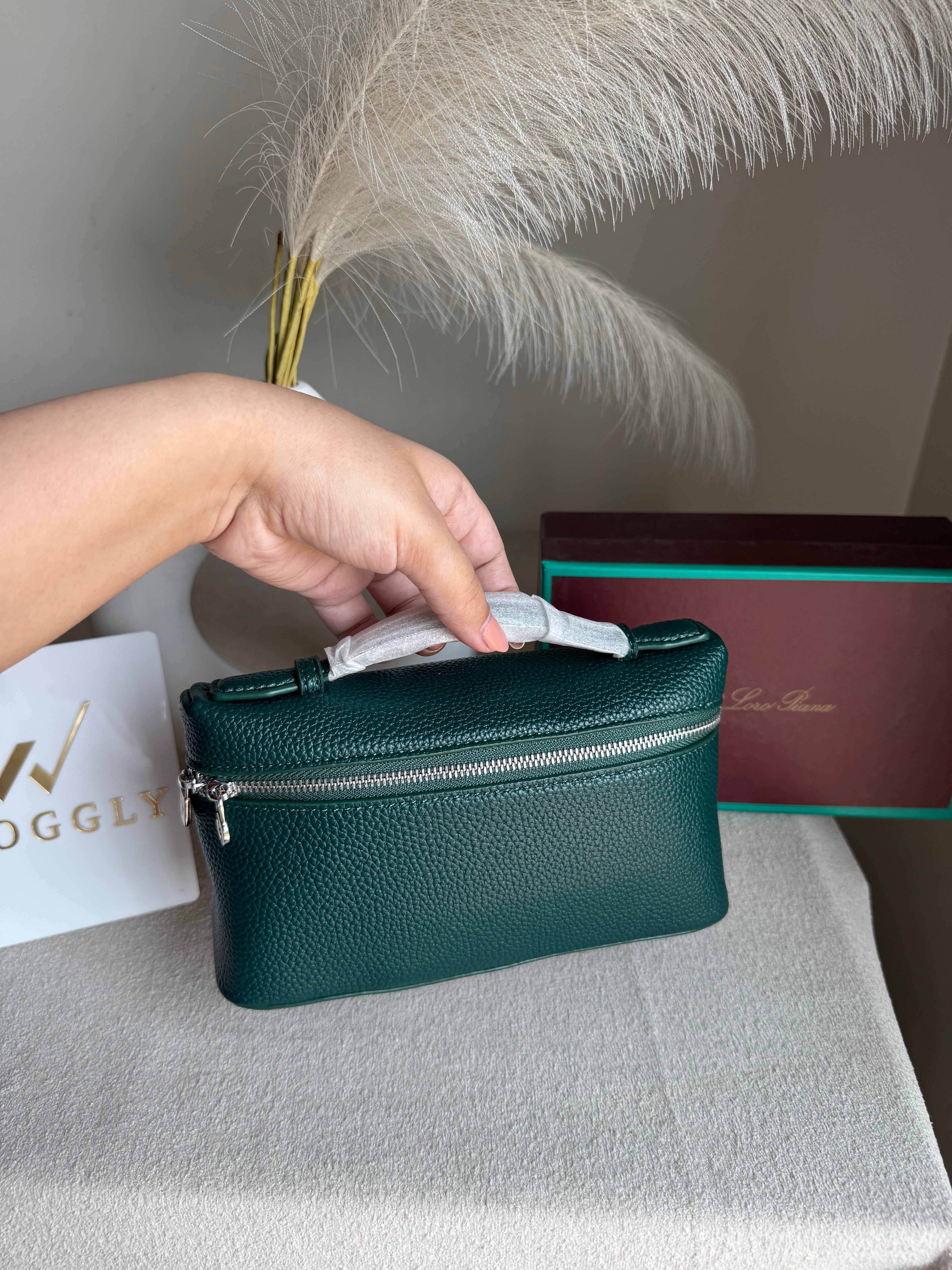 Loro Piana Premium Signature Bag - Green