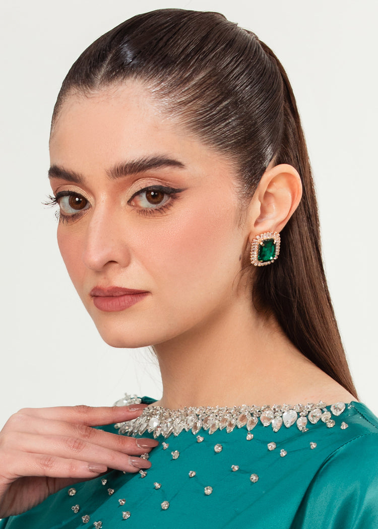 Emerald Radiance Earrings
