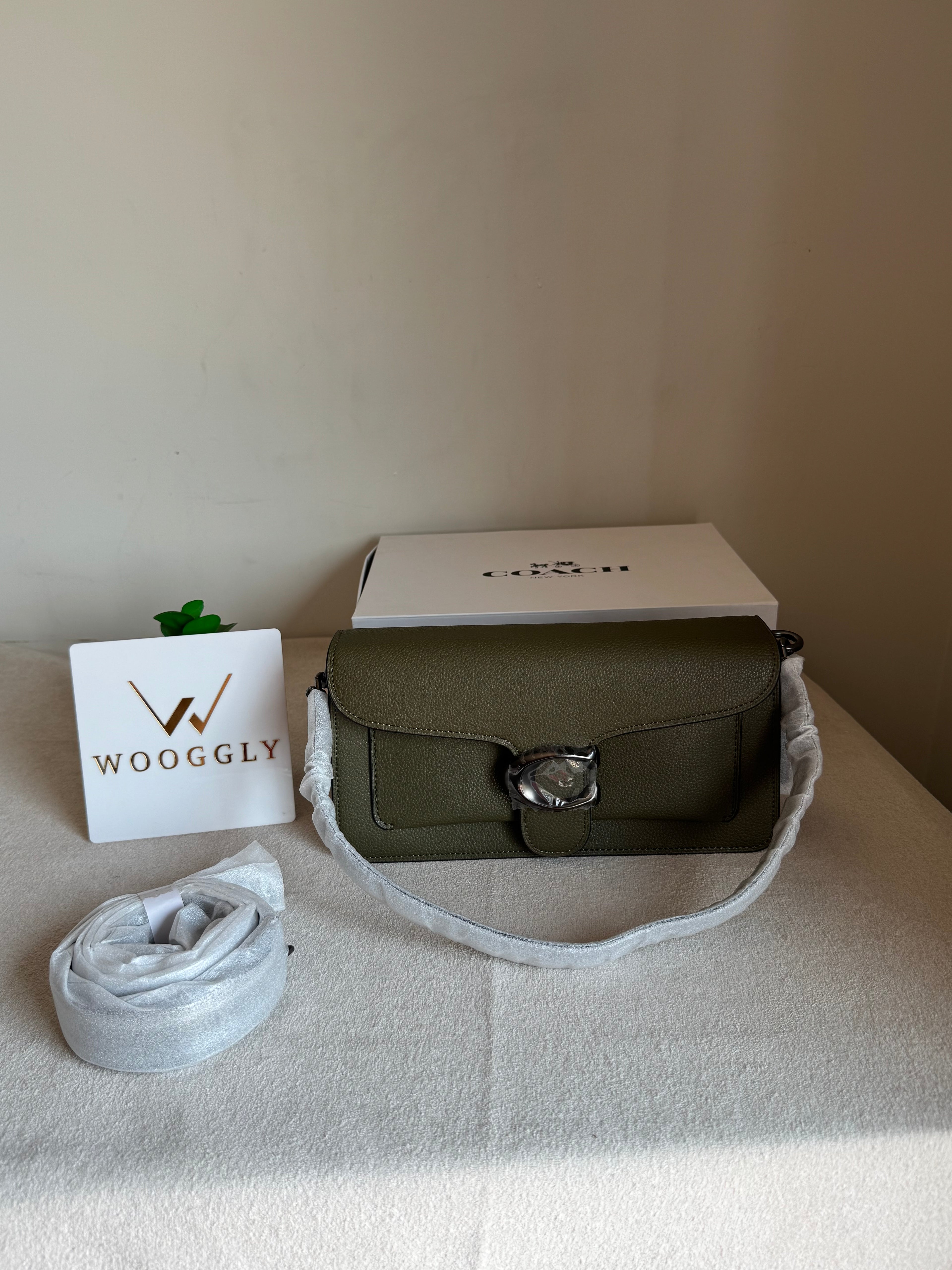 COACH TABBY PREMIUM (Olive Green) - MAGNETIC BOX PACKING