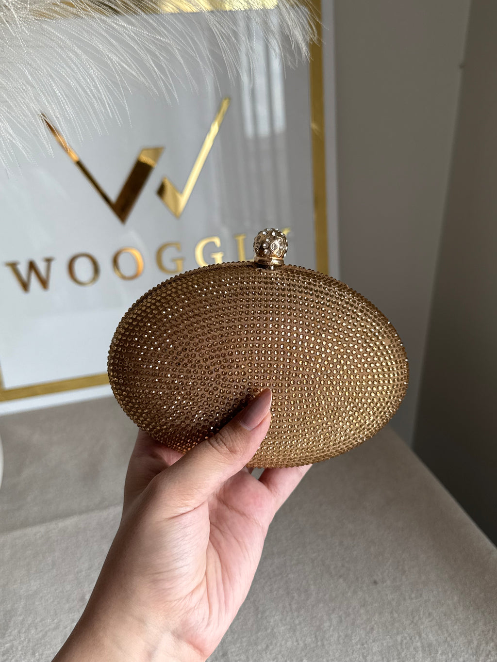 Lyla Clutch - Champagne