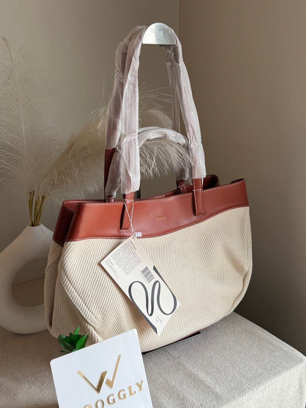 Polene Cyme - Cream with Brown
