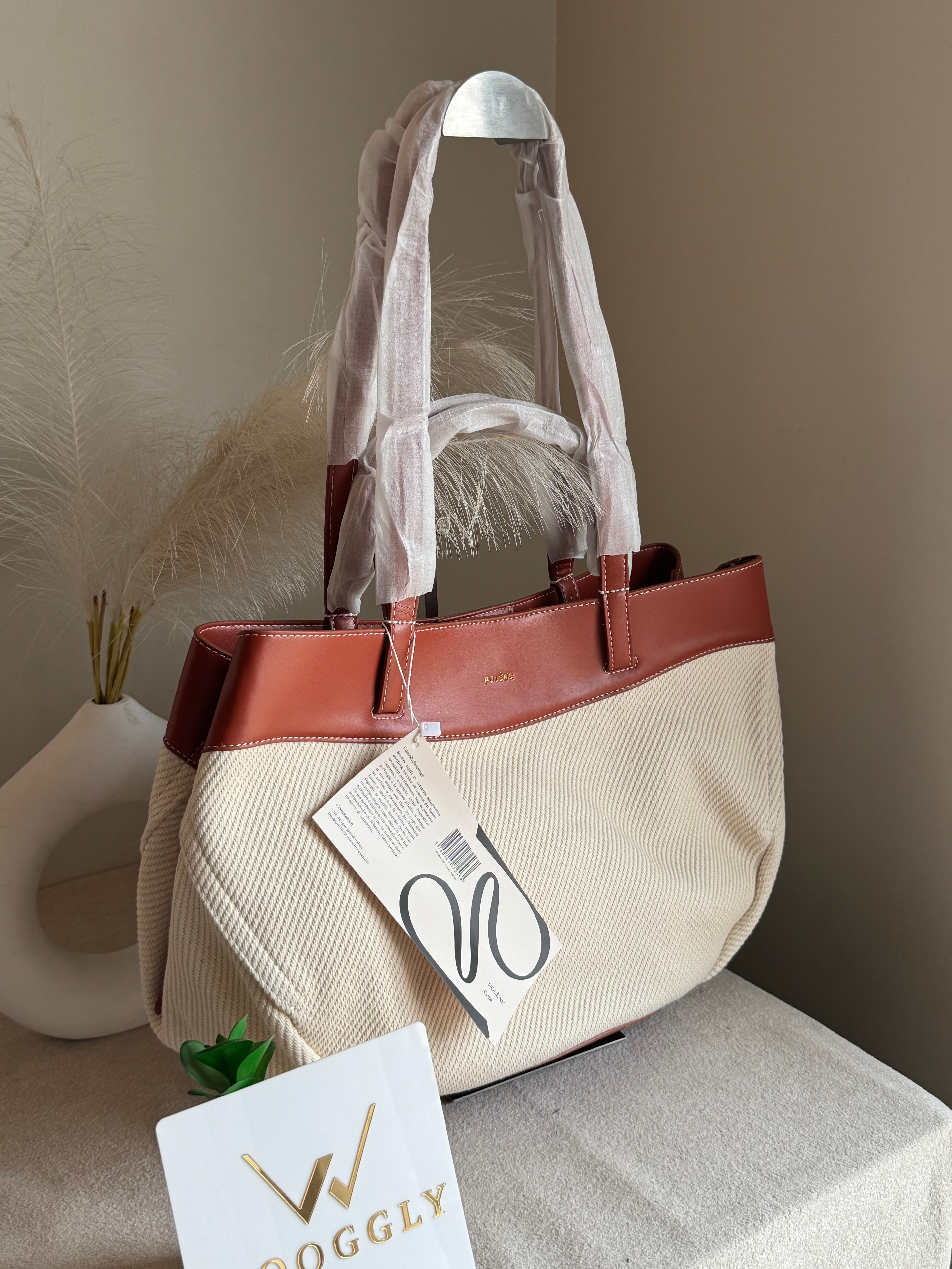 Polene Cyme - Cream with Brown