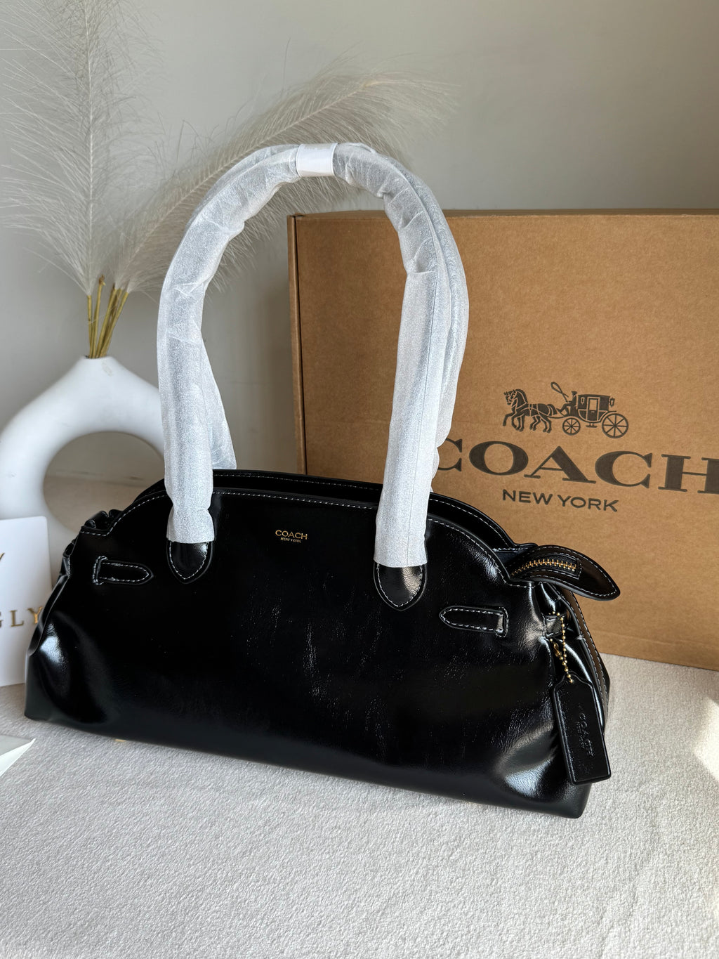 COACH Empire Bag EXTREMELY PREMIUM (Black) - BOX PACKING