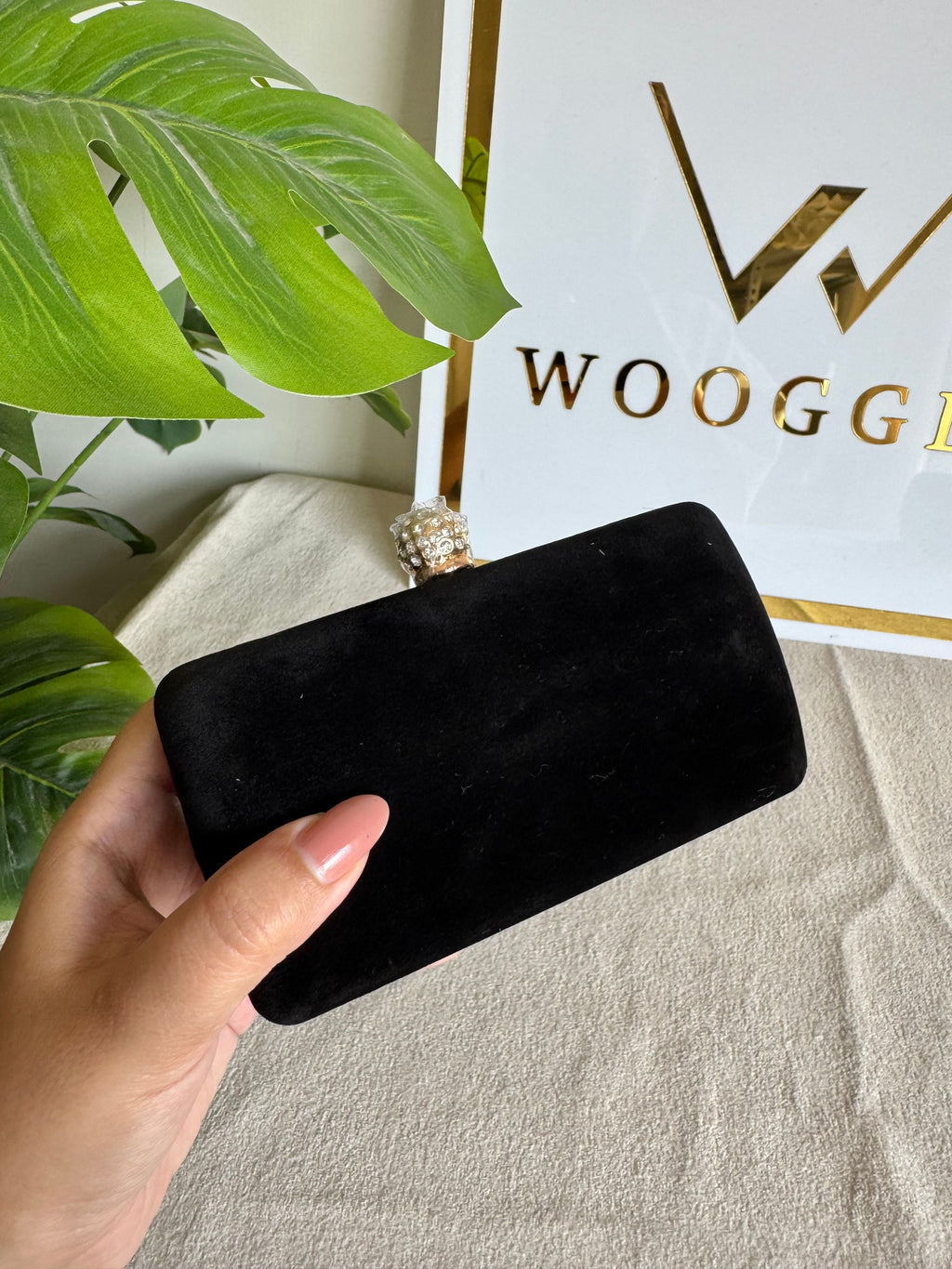 Mini Glow Up Clutch - Black