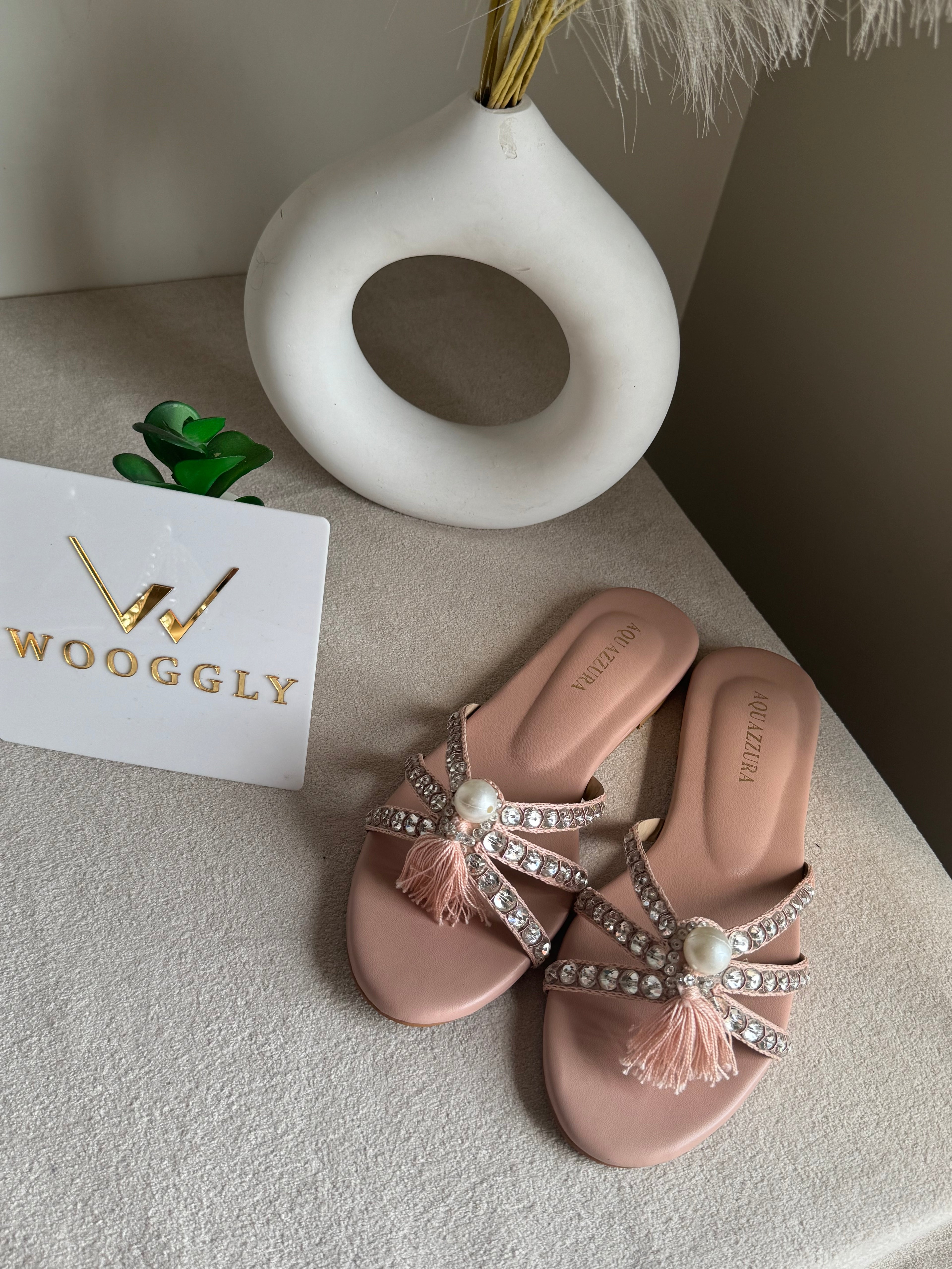 Angel Slides - Tea Pink